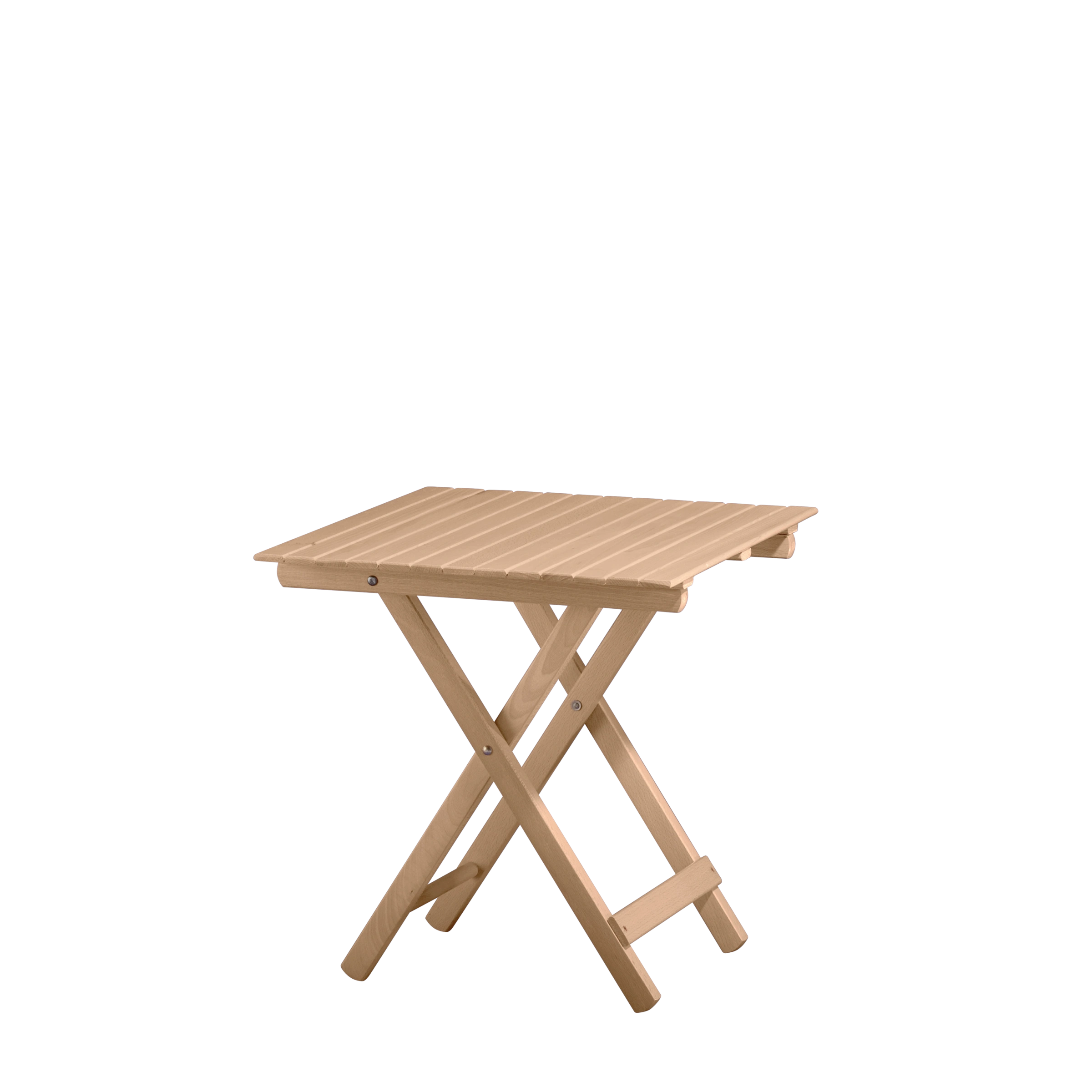 Beistelltisch Roland aus naturbelassenem Buchenholz, Seitenansicht
#holzfarbe_natur unbehandelt