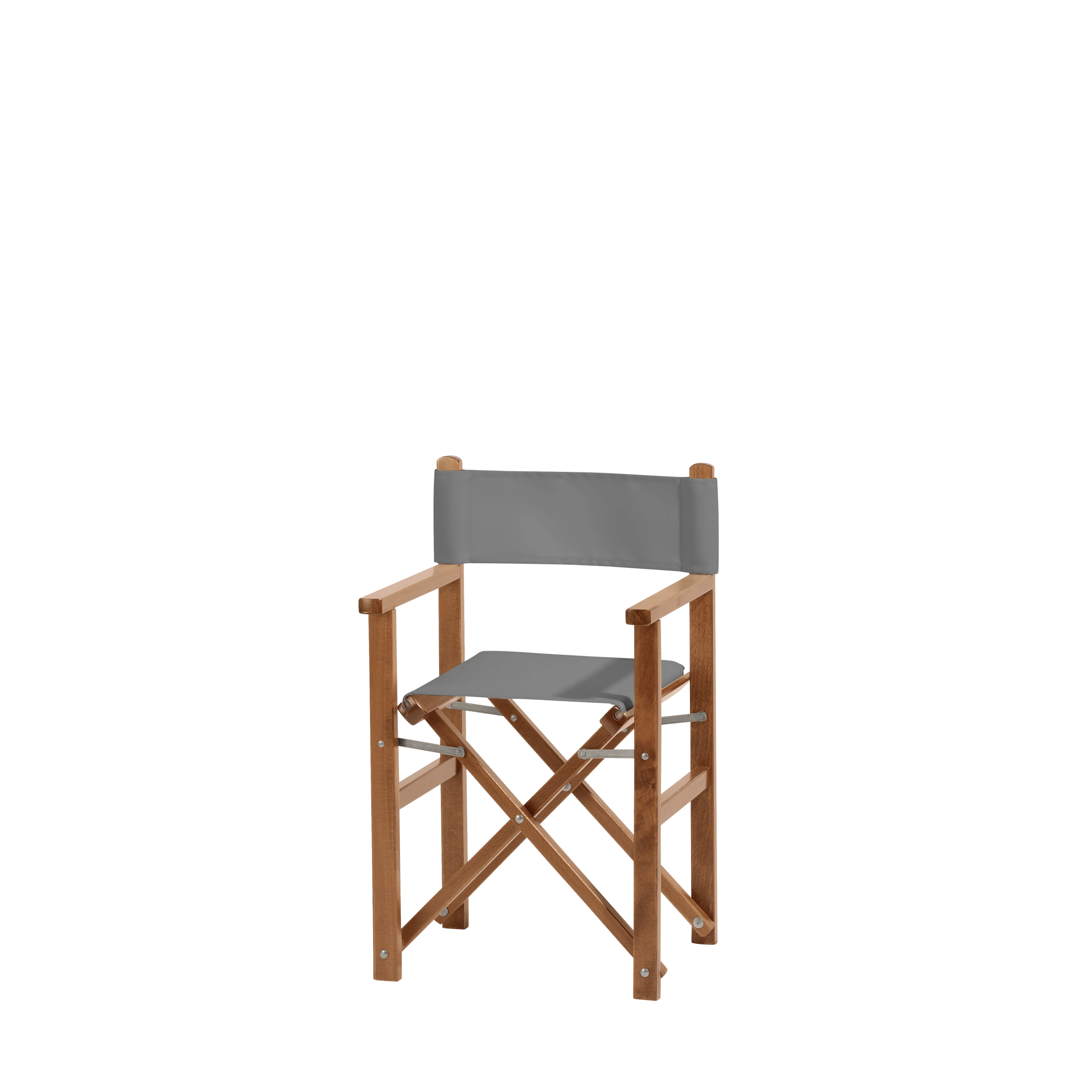 Kinderstuhl Nanni aus brandyfarbenem Buchenholz mit Bezug in anthrazit, Seitenansicht
#Mini | Set (Farbe)_anthrazit