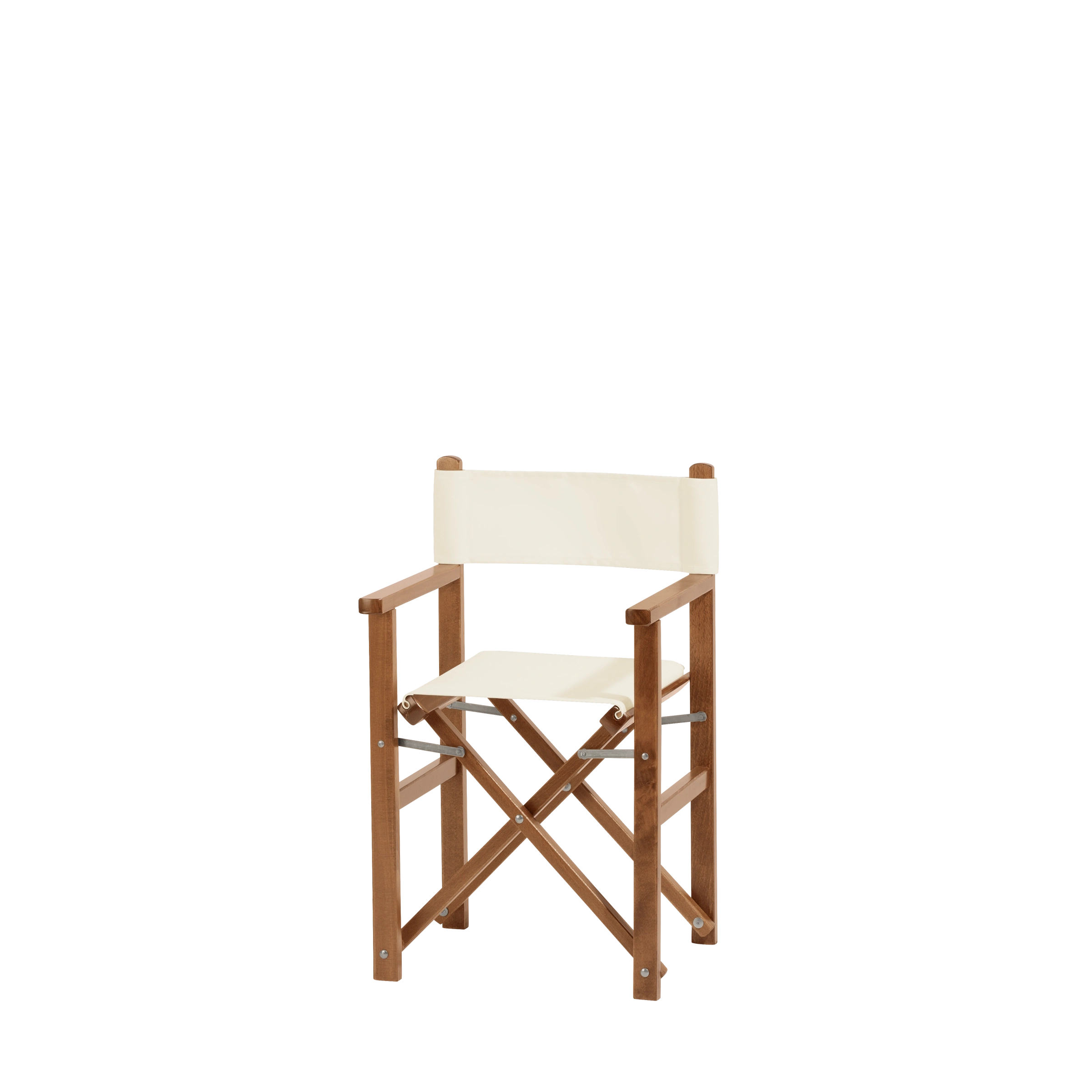 Kinderstuhl Nanni aus brandyfarbenem Buchenholz mit naturfarbenem Bezug, Seitenansicht
#Mini | Set (Farbe)_natur