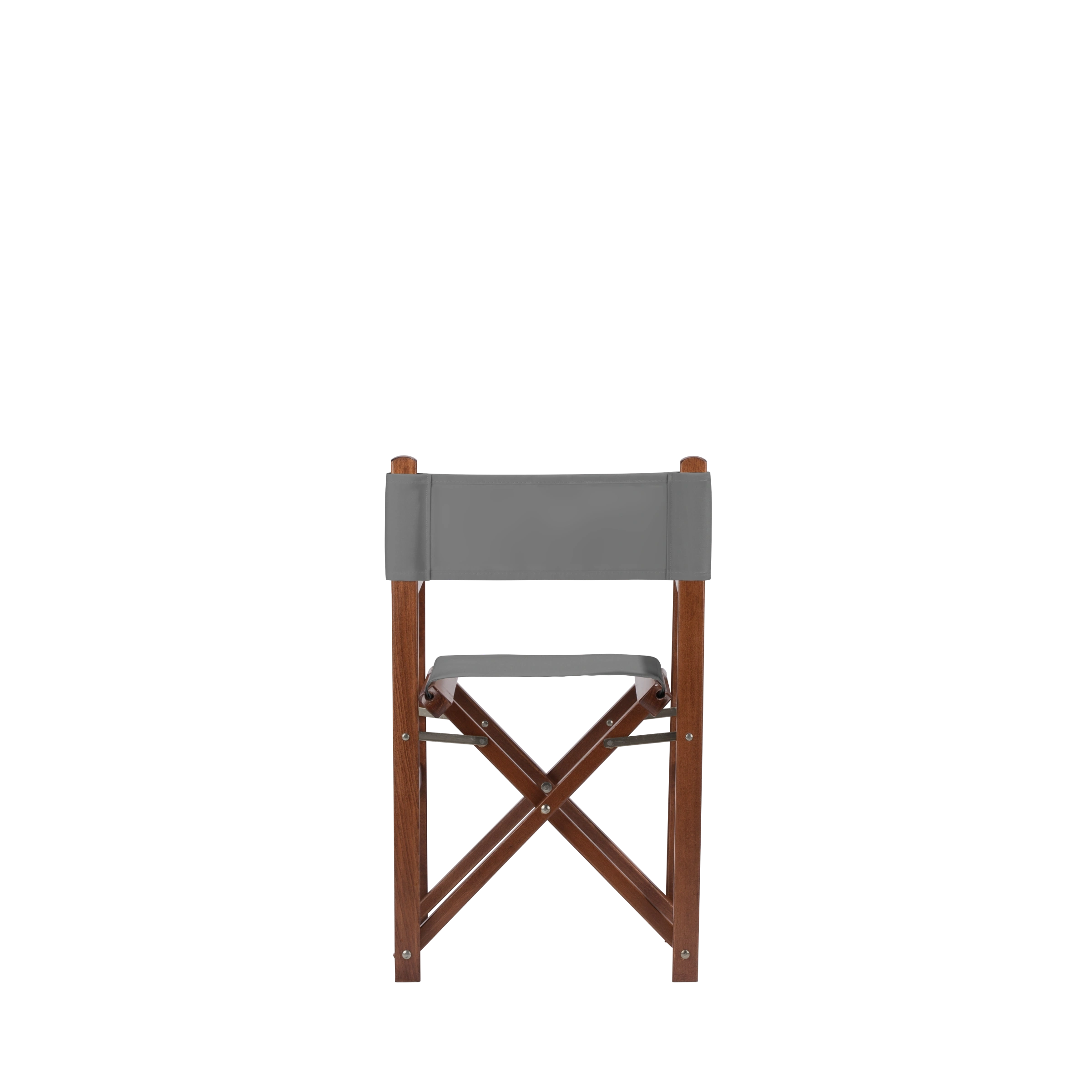 Kinderstuhl Nanni aus braunem Buchenholz mit Bezug in anthrazit, Rückansicht
#Mini | Set (Farbe)_anthrazit