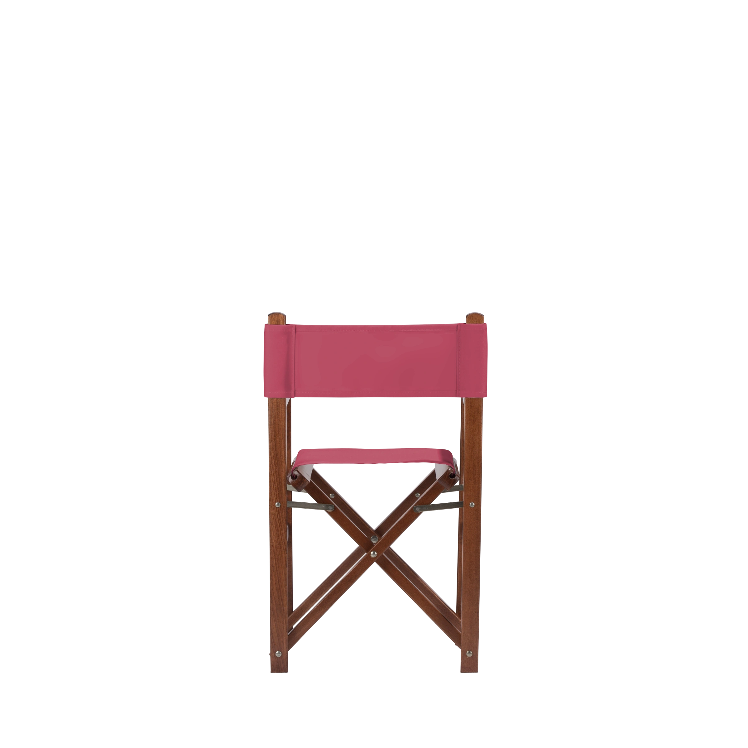 Kinderstuhl Nanni aus braunem Buchenholz mit Bezug in fuchsia, Rückansicht
#Mini | Set (Farbe)_fuchsia