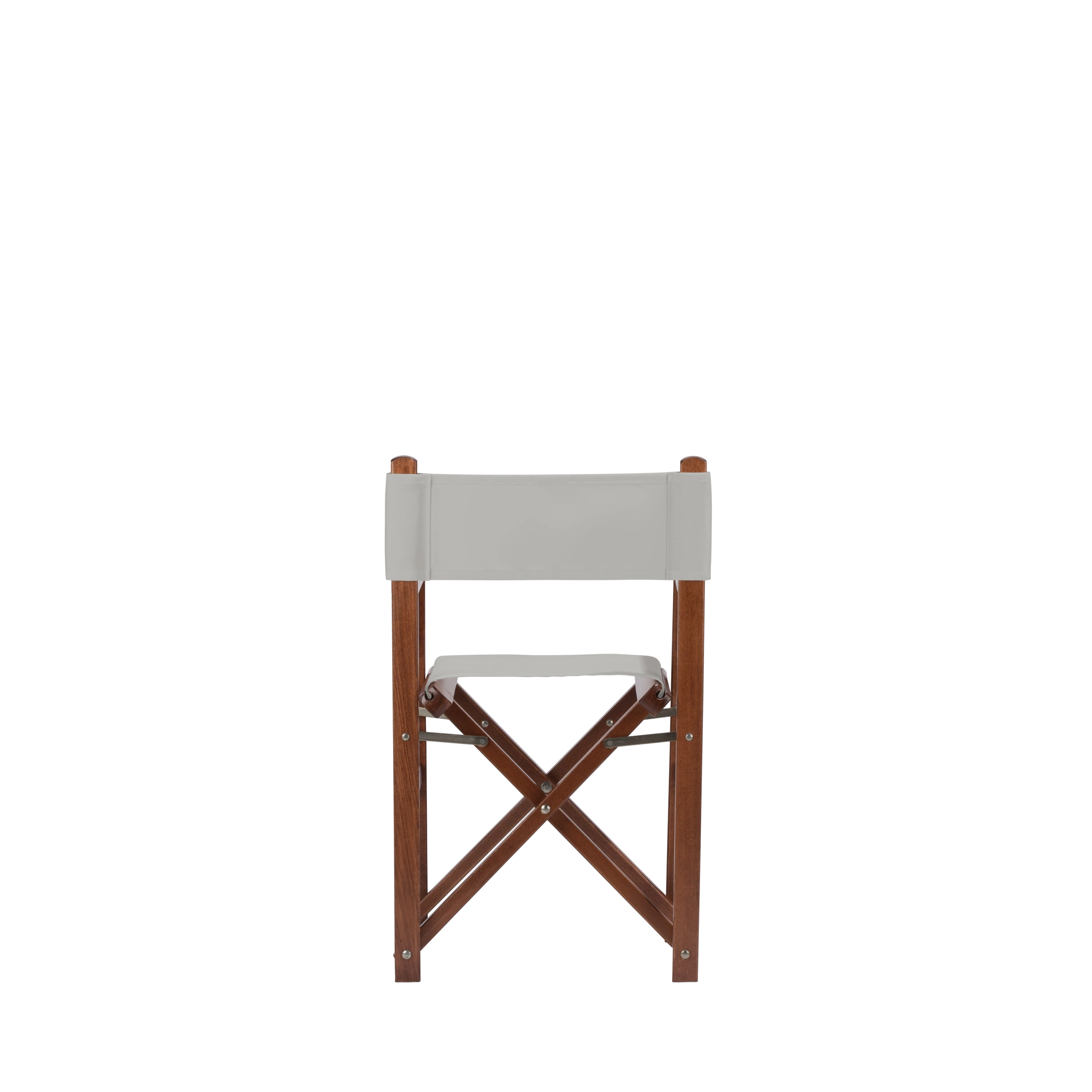 Kinderstuhl Nanni aus braunem Buchenholz mit hellgrauem Bezug, Rückansicht
#Mini | Set (Farbe)_hellgrau