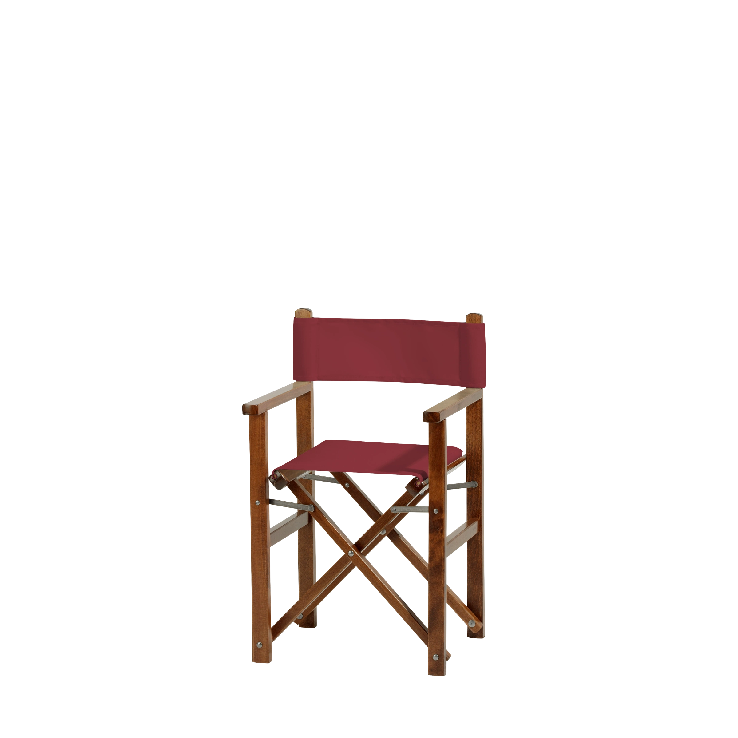Kinderstuhl Nanni aus braunem Buchenholz mit Bezug in bordeaux, Seitenansicht
#Mini | Set (Farbe)_bordeaux