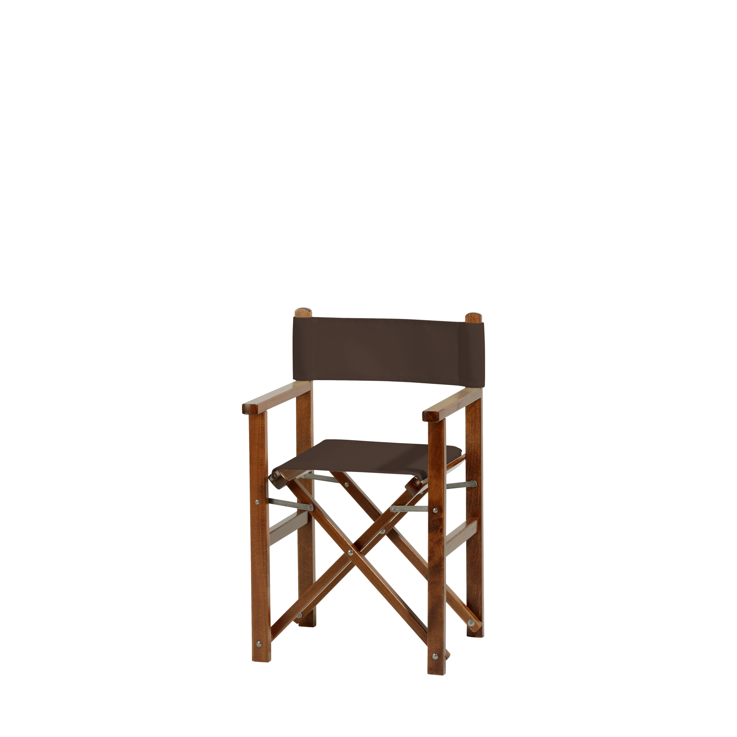 Kinderstuhl Nanni aus braunem Buchenholz mit Bezug in caffé, Seitenansicht
#Mini | Set (Farbe)_caffé