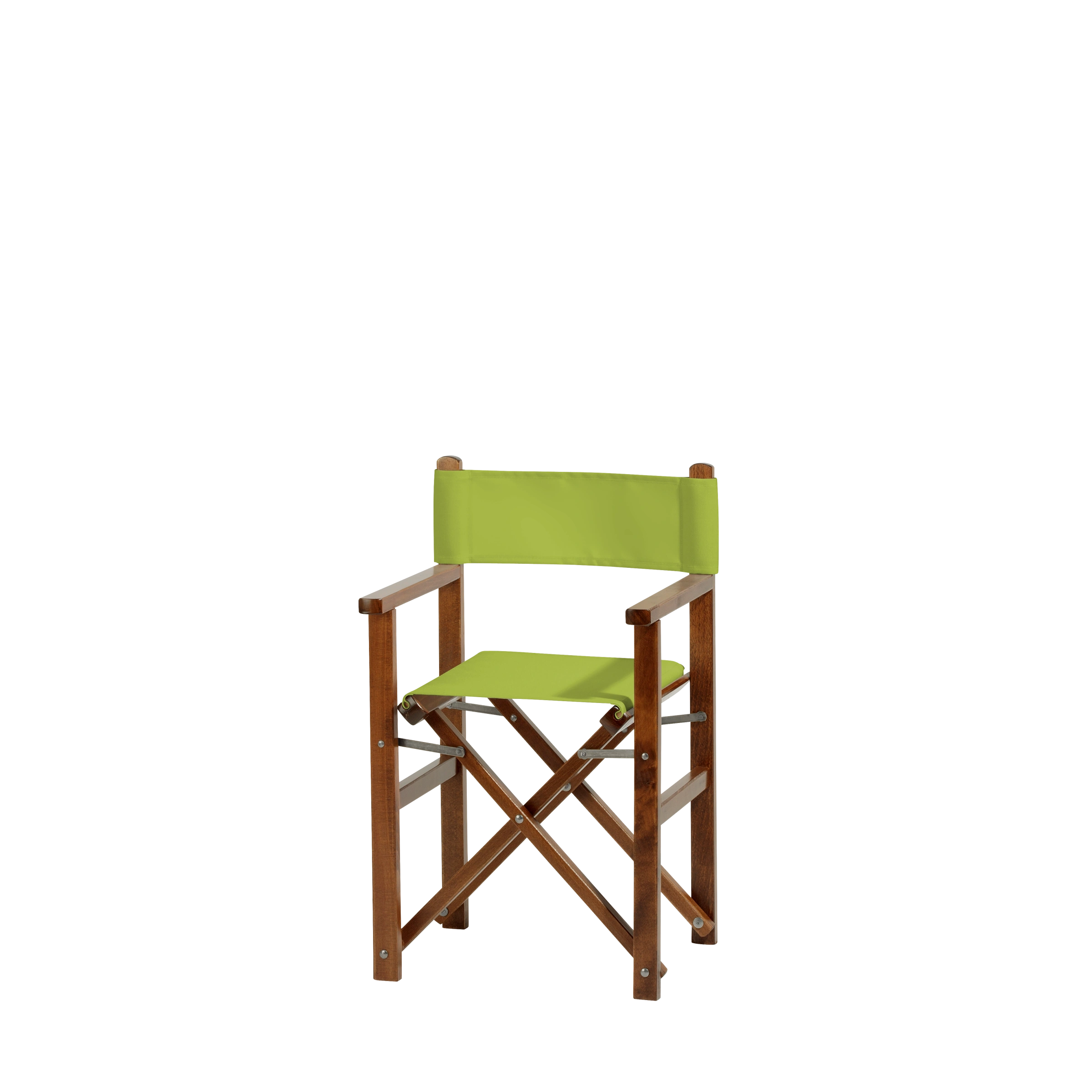 Kinderstuhl Nanni aus braunem Buchenholz mit hellgrünem Bezug, Seitenansicht
#Mini | Set (Farbe)_hellgrün