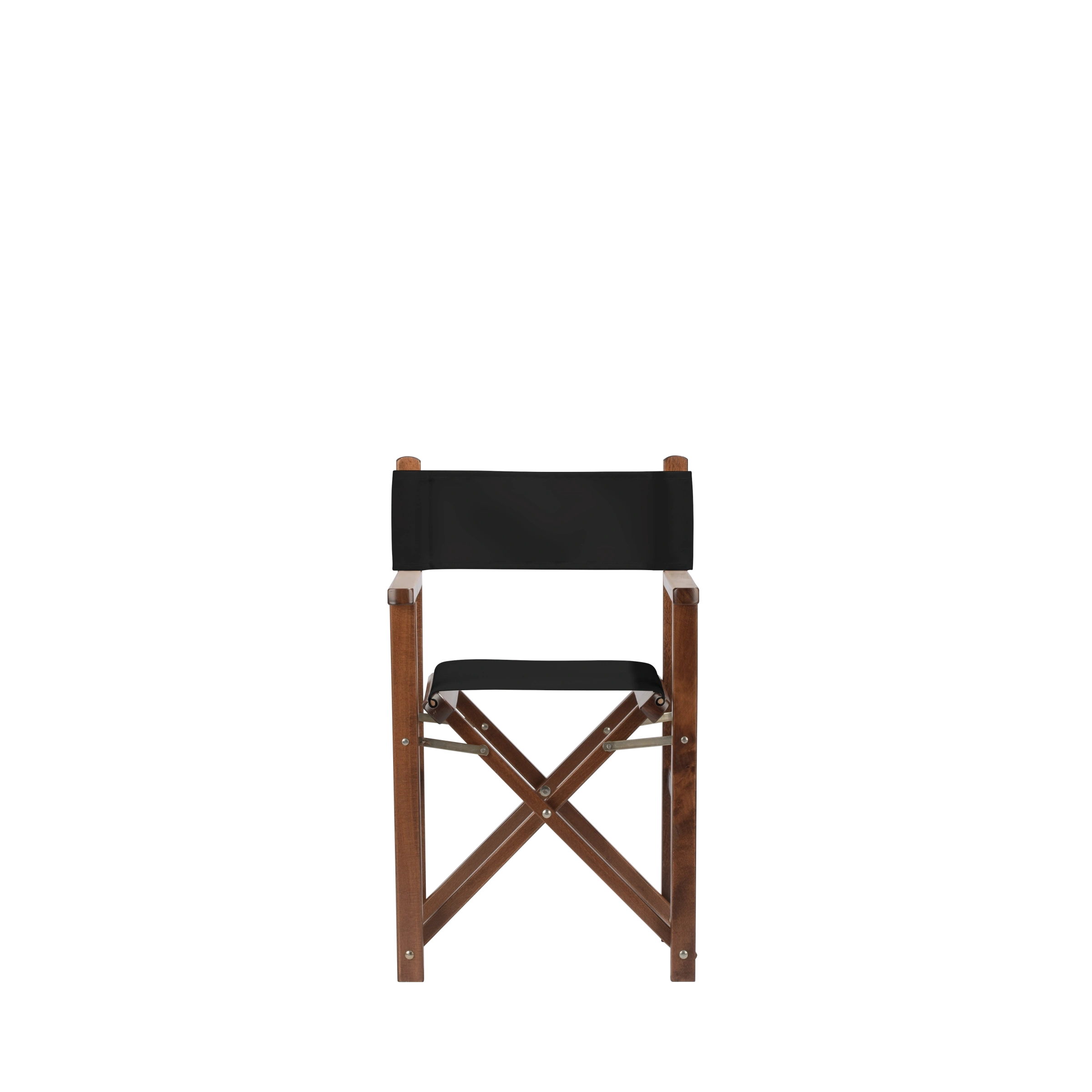 Kinderstuhl Nanni aus braunem Buchenholz mit schwarzem Bezug, Frontalansicht
#Mini | Set (Farbe)_schwarz