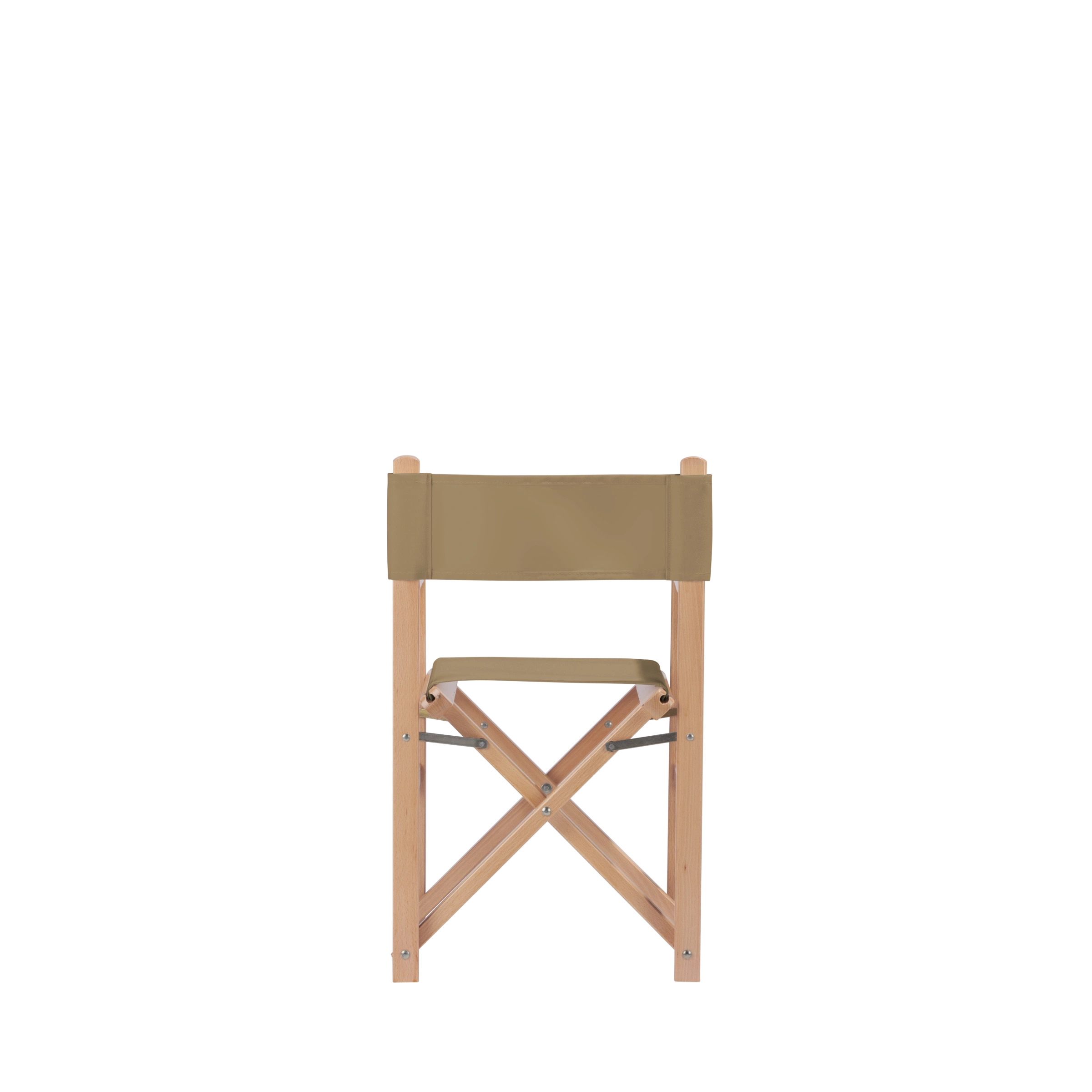 Kinderstuhl Nanni aus naturfarbenem Buchenholz mit Bezug in grau-beige, Rückansicht
#Mini | Set (Farbe)_grau-beige