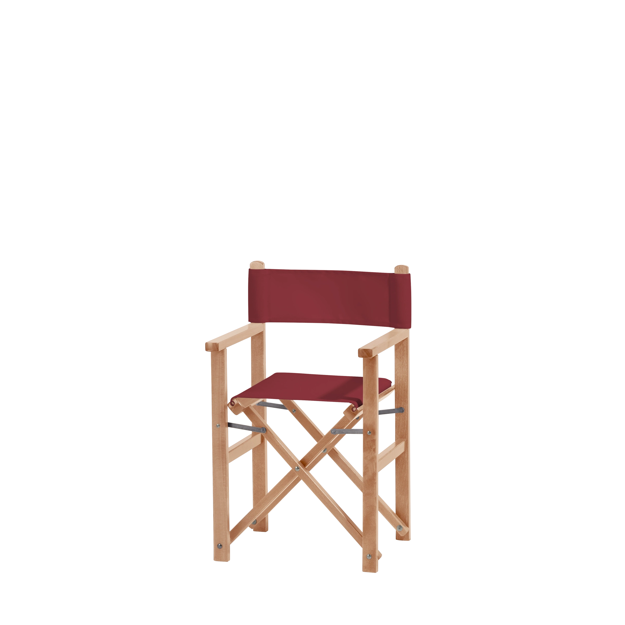 Kinderstuhl Nanni aus naturfarbenem Buchenholz mit Bezug in bordeaux, Seitenansicht
#Mini | Set (Farbe)_bordeaux