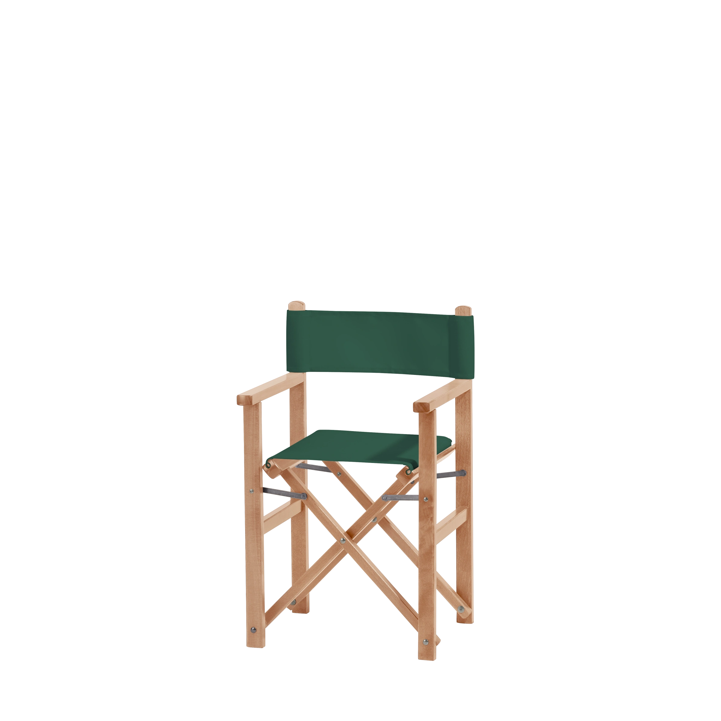 Kinderstuhl Nanni aus naturfarbenem Buchenholz mit dunkelgrünem Bezug, Seitenansicht
#Mini | Set (Farbe)_dunkelgrün