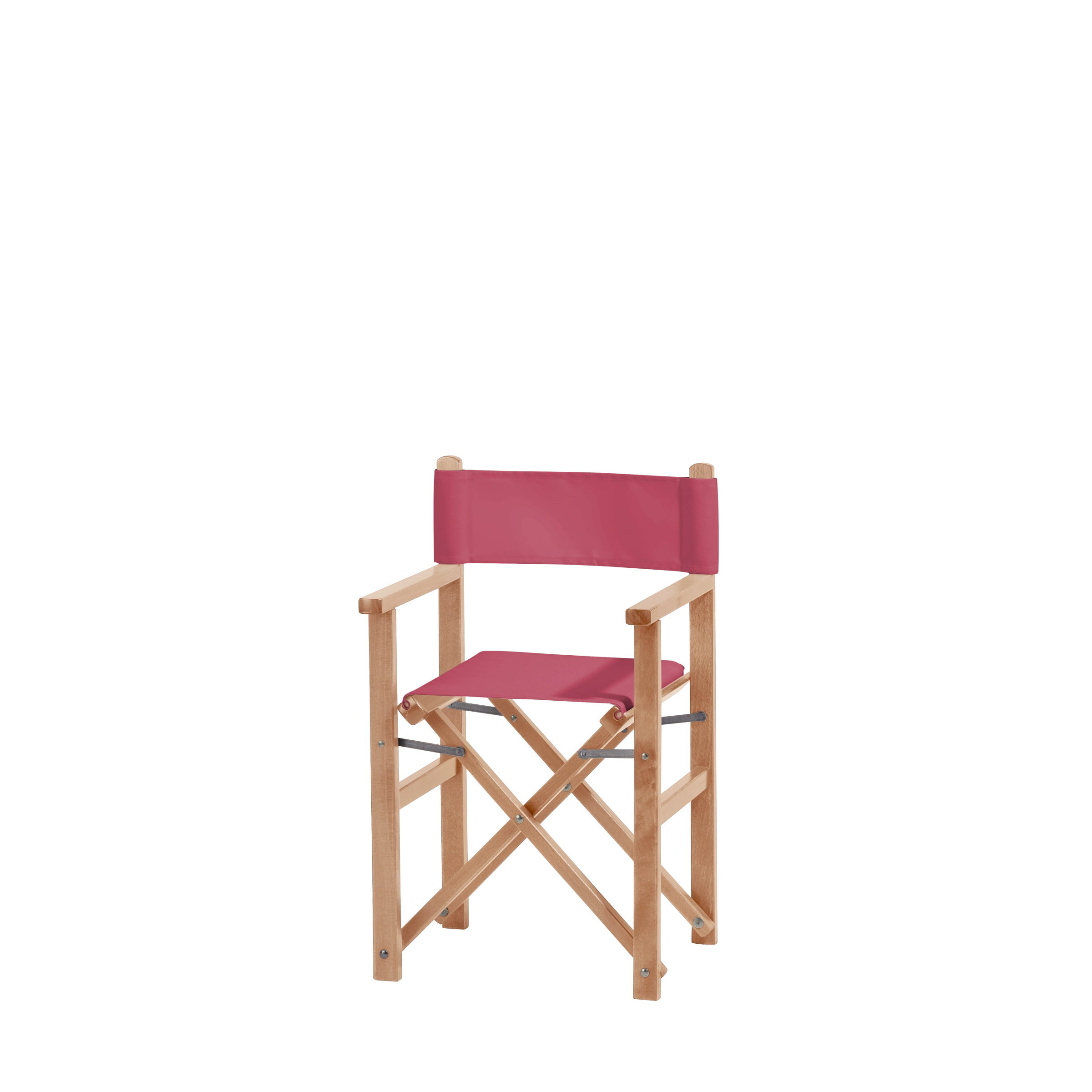 Kinderstuhl Nanni aus naturfarbenem Buchenholz mit Bezug in fuchsia, Seitenansicht
#Mini | Set (Farbe)_fuchsia