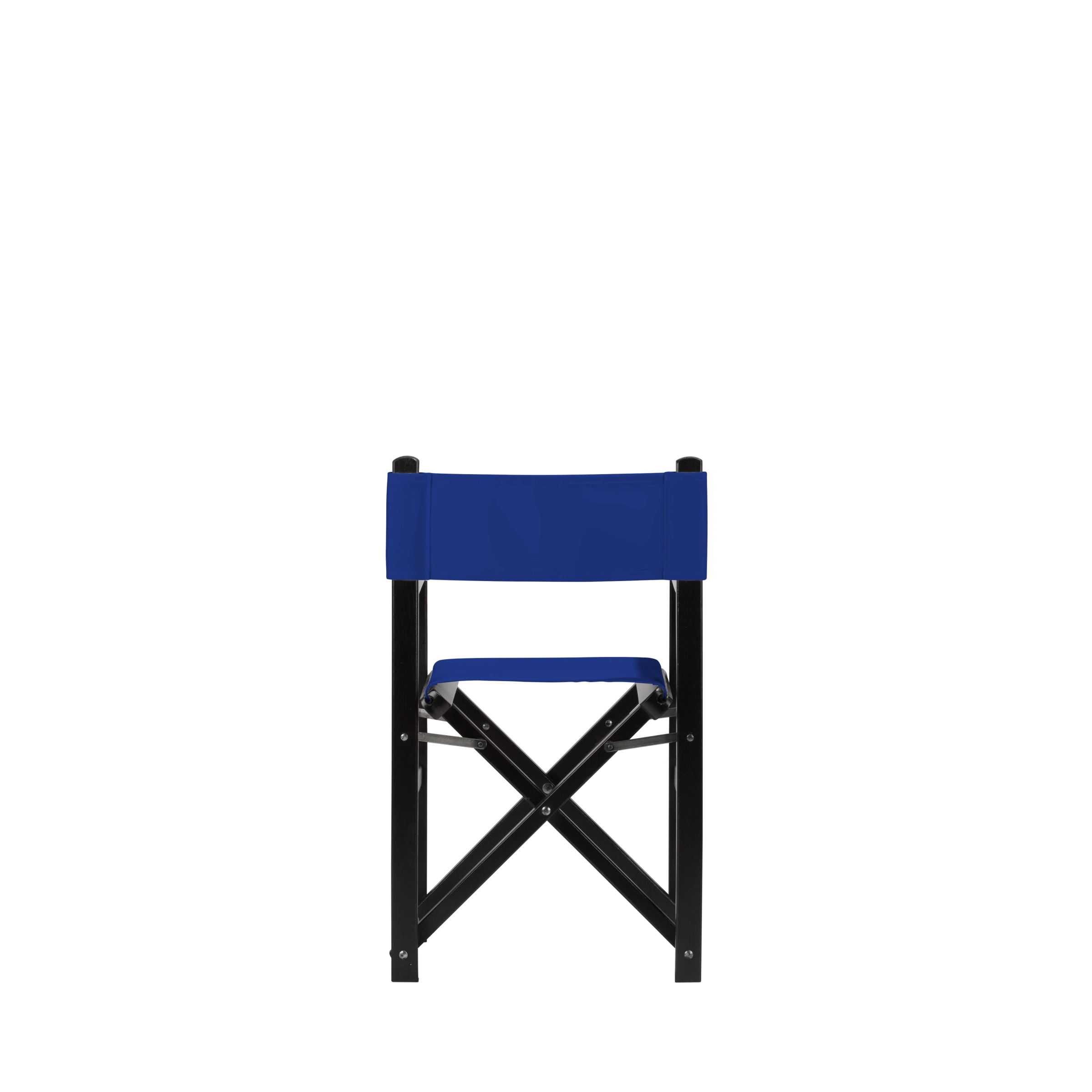 Kinderstuhl Nanni aus schwarzem Buchenholz mit dunkelblauem Bezug, Rückansicht
#Mini | Set (Farbe)_dunkelblau