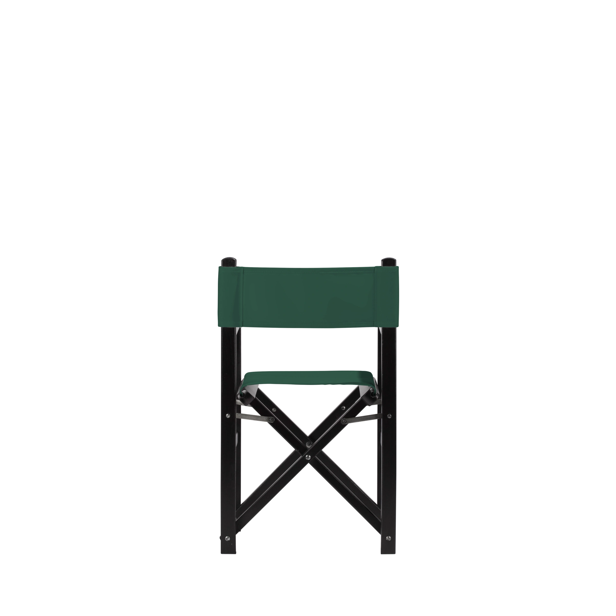 Kinderstuhl Nanni aus schwarzem Buchenholz mit dunkelgrünem Bezug, Rückansicht
#Mini | Set (Farbe)_dunkelgrün