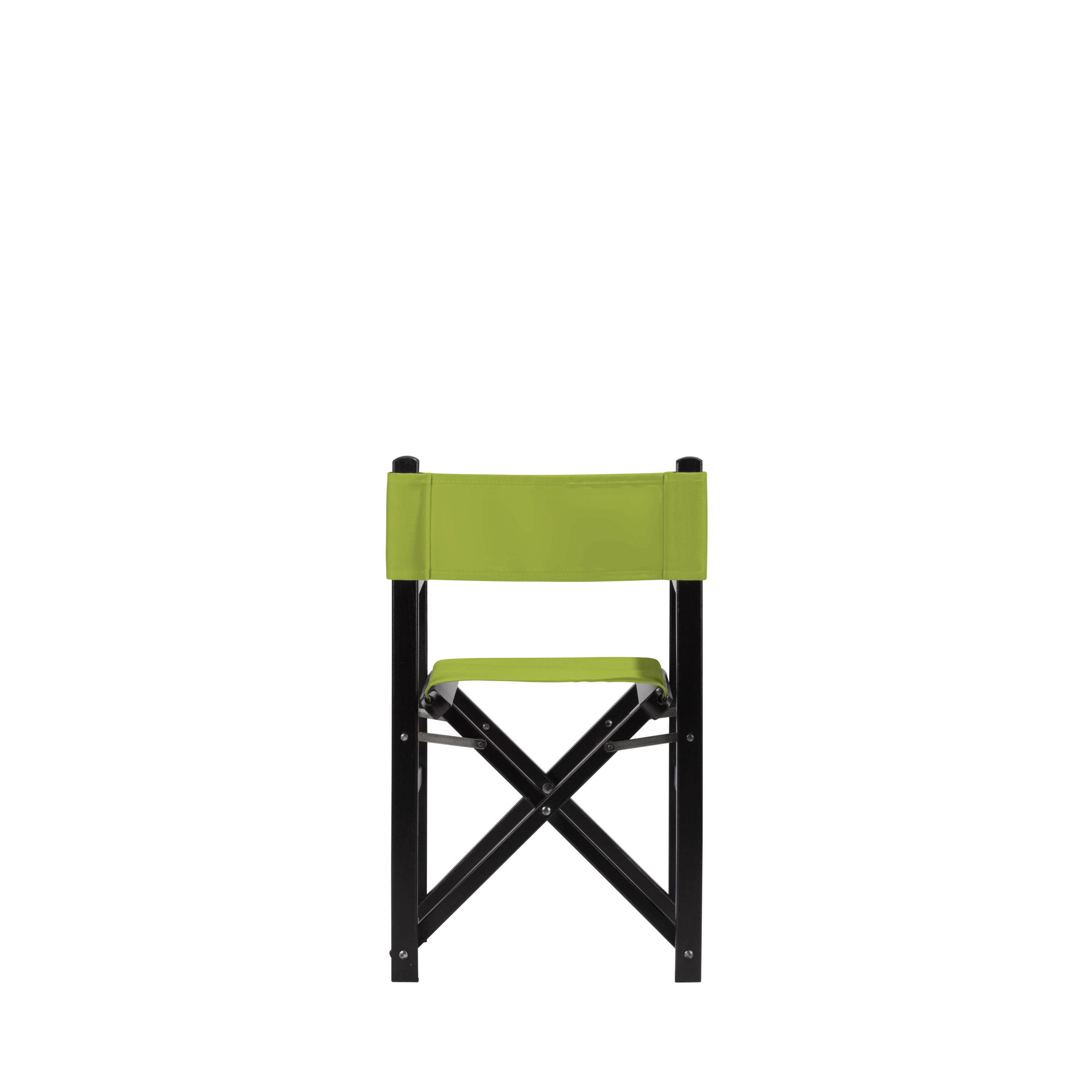 Kinderstuhl Nanni aus schwarzem Buchenholz mit hellgrünem Bezug, Rückansicht
#Mini | Set (Farbe)_hellgrün