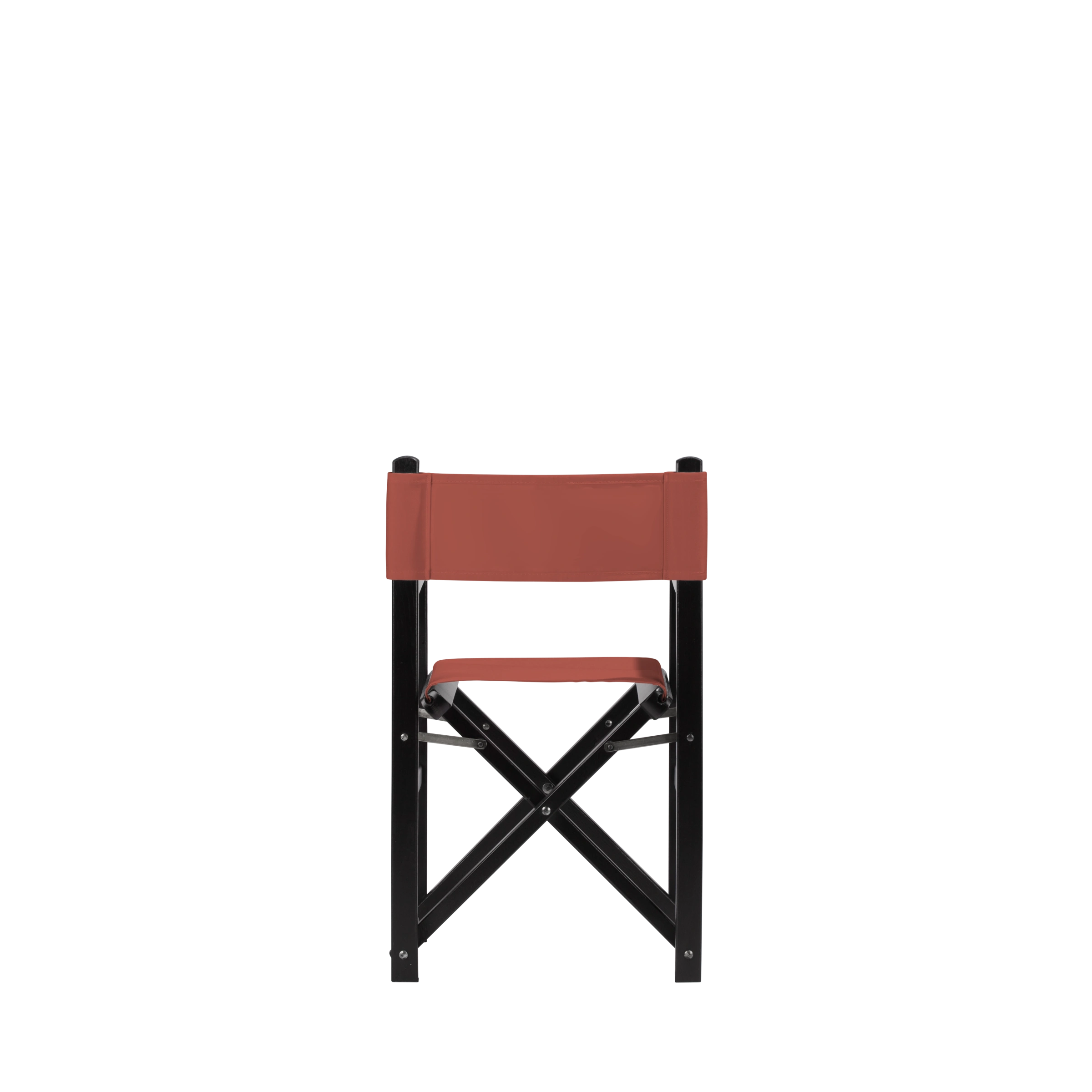 Kinderstuhl Nanni aus schwarzem Buchenholz mit Bezug in terracotta, Rückansicht
#Mini | Set (Farbe)_terracotta