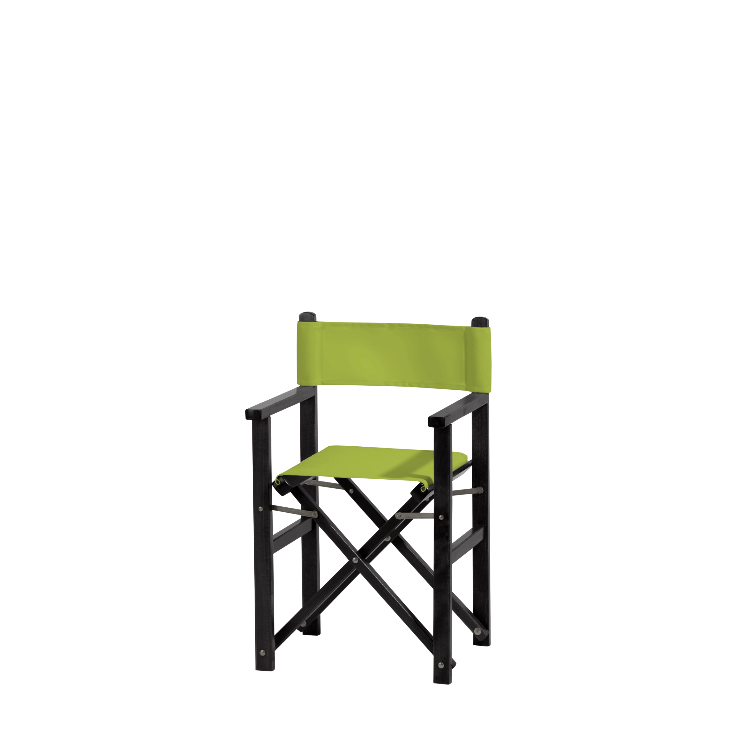 Kinderstuhl Nanni aus schwarzem Buchenholz mit hellgrünem Bezug, Seitenansicht
#Mini | Set (Farbe)_hellgrün