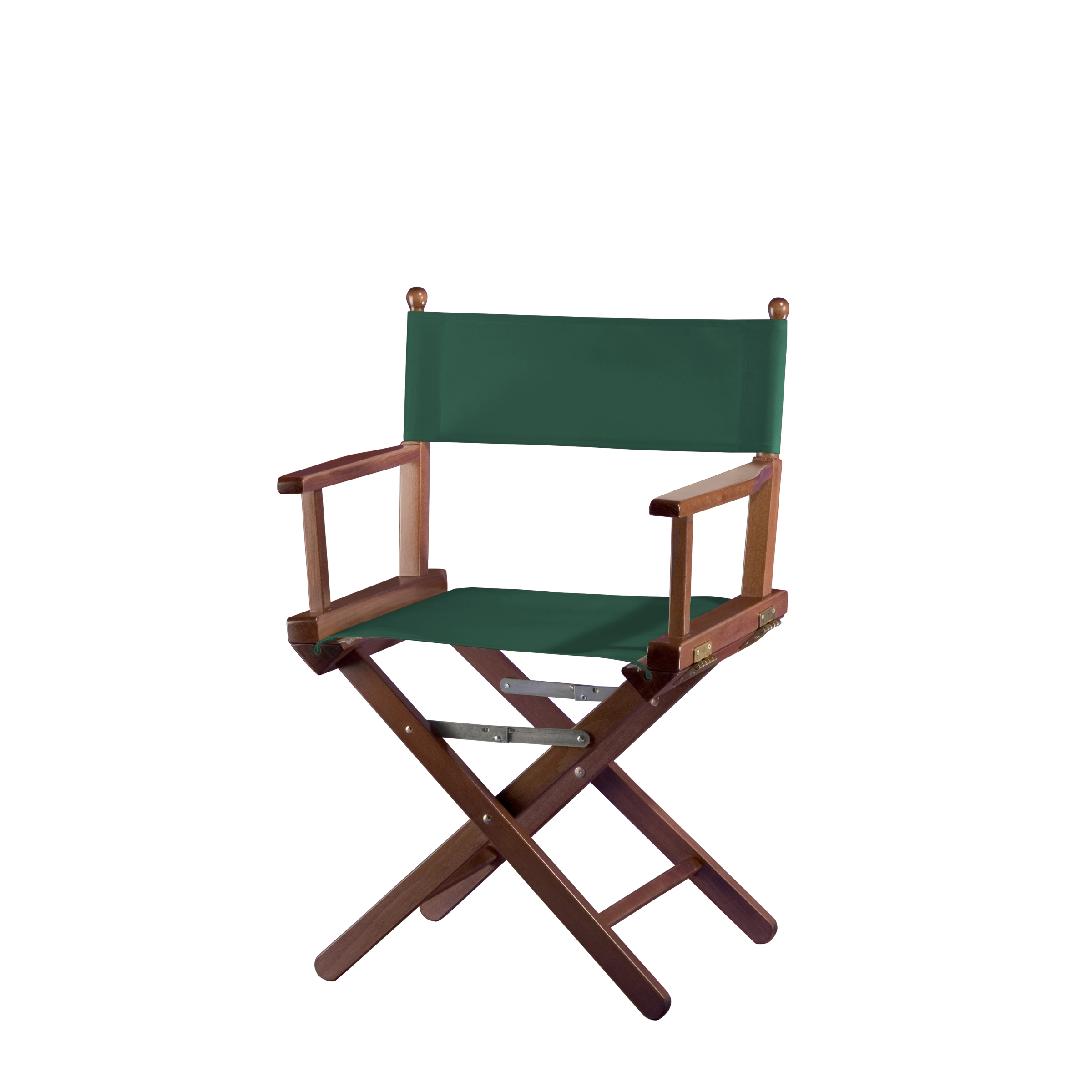 Regiestuhl Alfred aus braunem Buchenholz mit dunkelgrünem Bezug, Seitenansicht
#Classic | Set (Farbe)_dunkelgrün