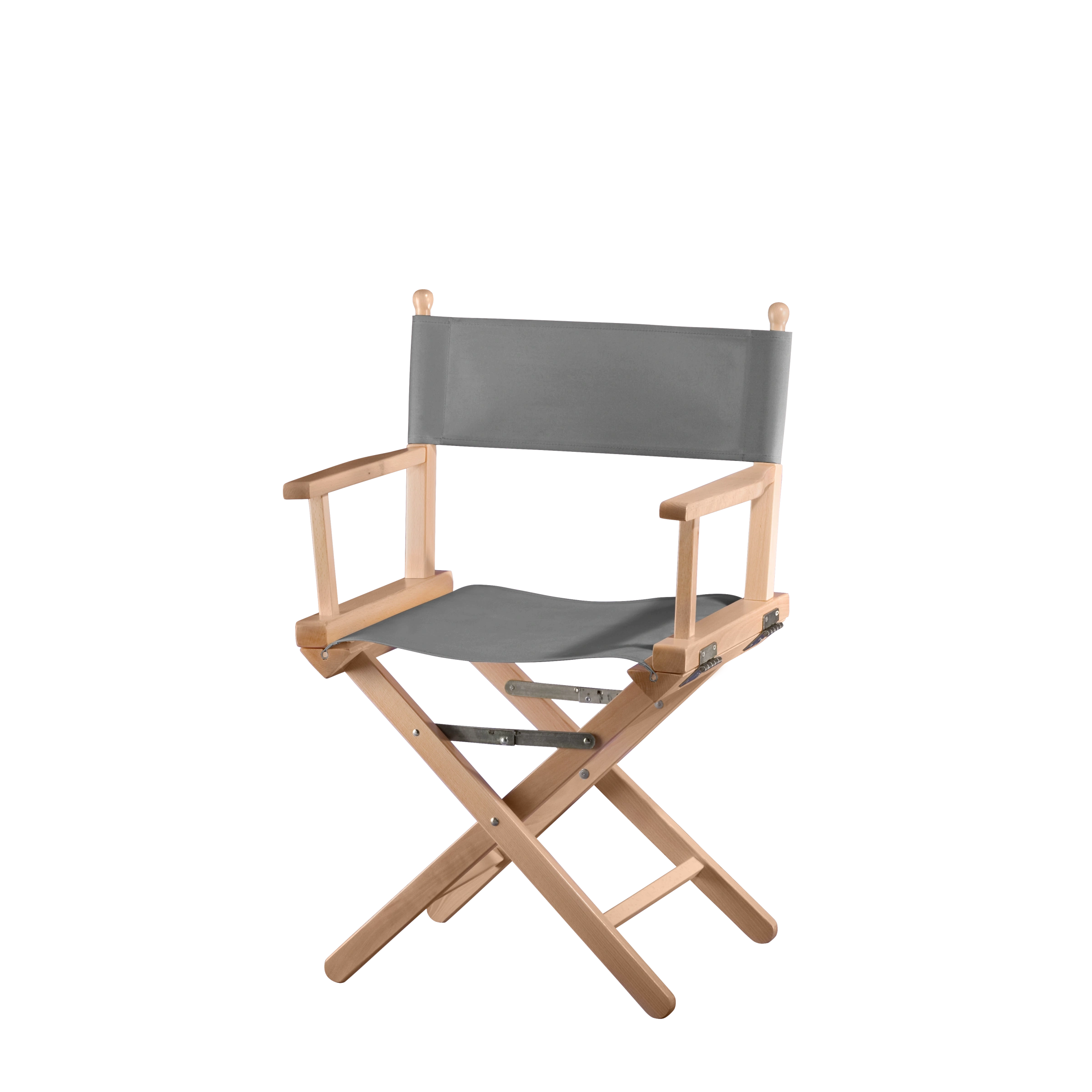 Regiestuhl Alfred aus naturfarbenem Buchenholz mit anthrazitem Bezug, Seitenansicht
#Classic | Set (Farbe)_anthrazit