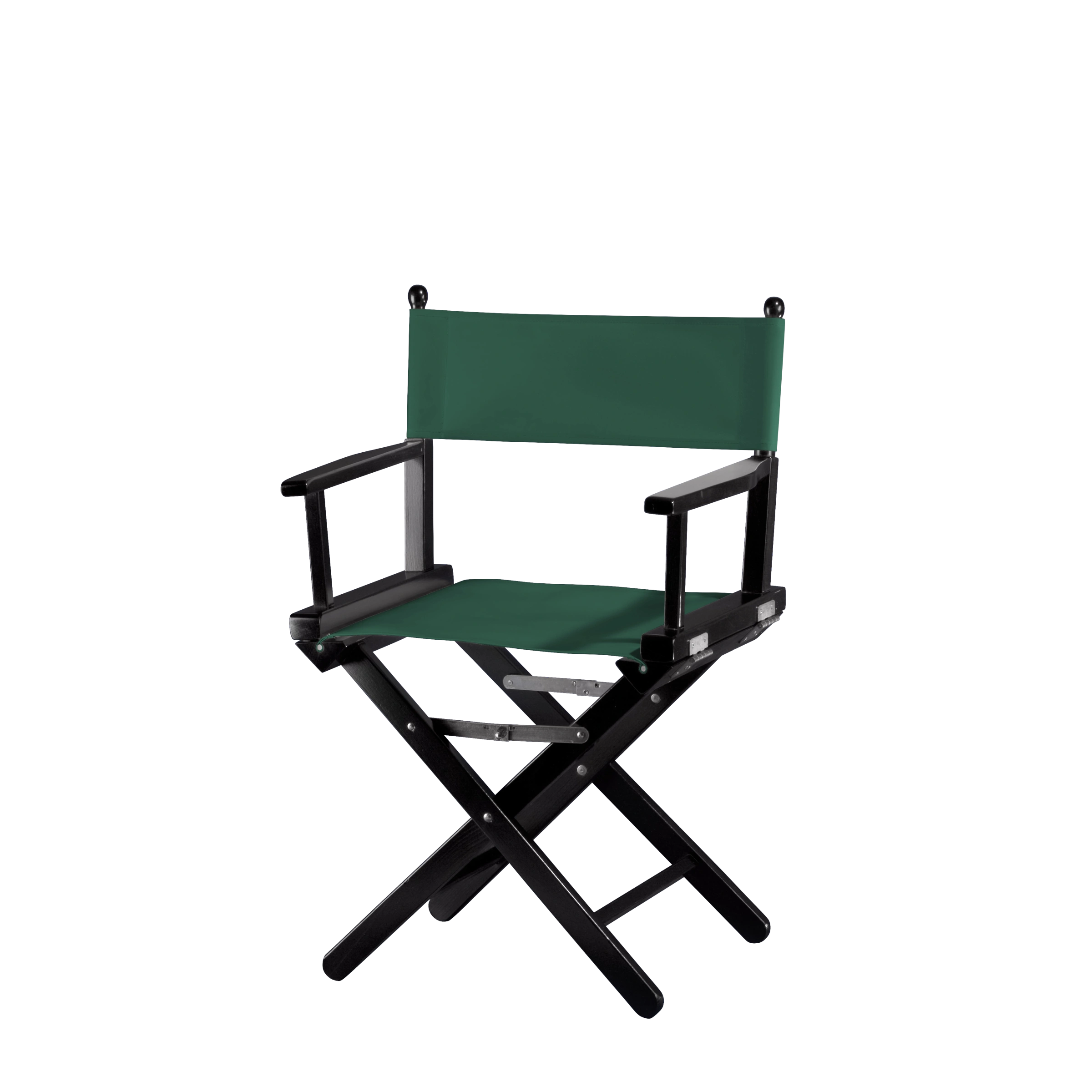 Regiestuhl Alfred aus schwarzem Buchenholz mit dunkelgrünem Bezug, Seitenansicht
#Classic | Set (Farbe)_dunkelgrün