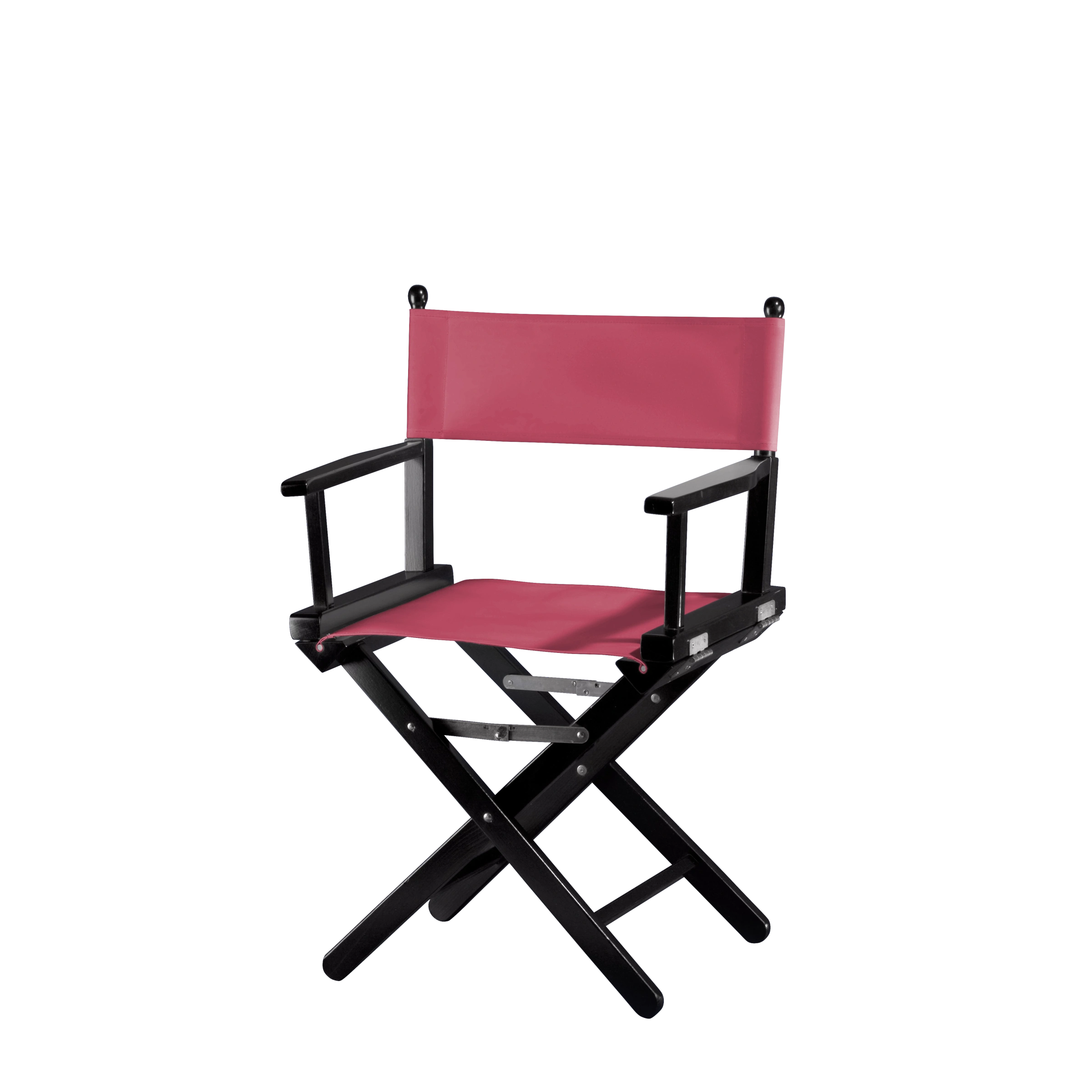 Regiestuhl Alfred aus schwarzem Buchenholz mit Bezug in fuchsia, Seitenansicht
#Classic | Set (Farbe)_fuchsia