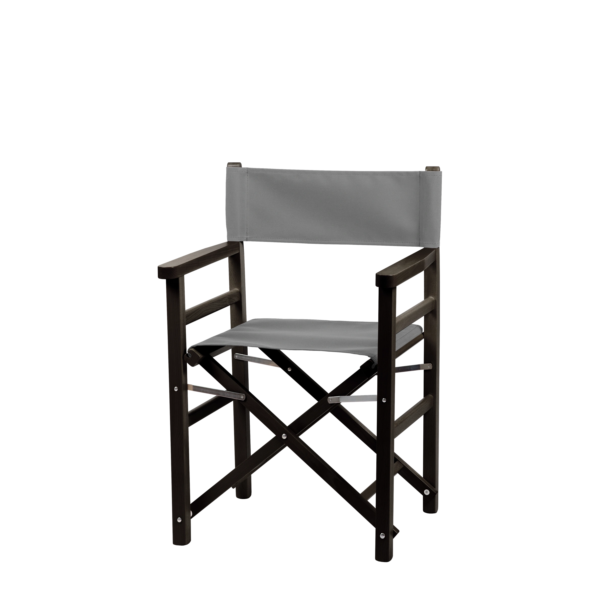 Regiestuhl Oscar aus schwarzem Buchenholz mit anthrazitem Bezug, Seitenansicht
#Classic | Set (Farbe)_anthrazit