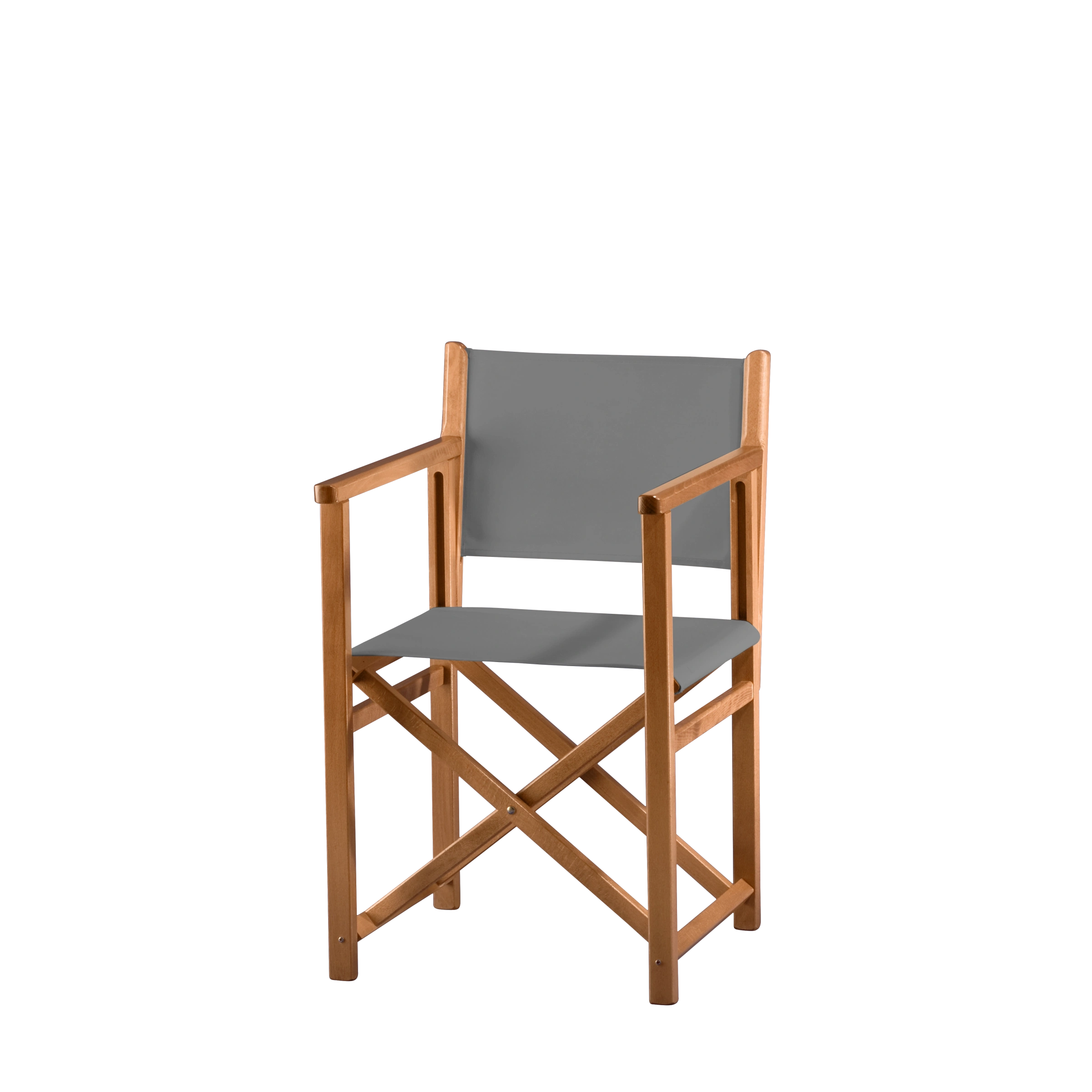 Regiestuhl Pedro aus brandyfarbenem Buchenholz mit anthrazitem Bezug, Seitenansicht
#Swing | Set (Farbe)_anthrazit