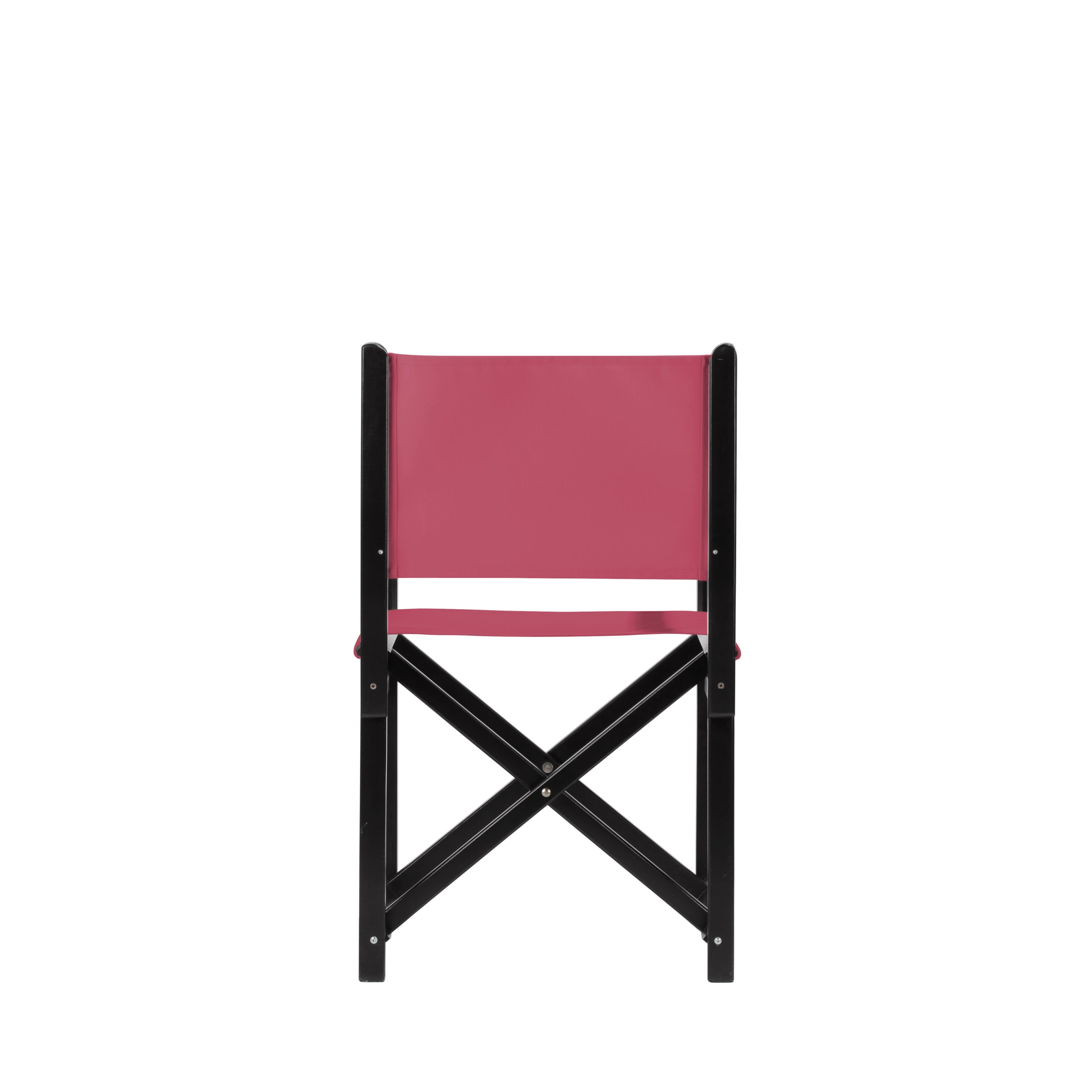 Regiestuhl Pedro aus schwarzem Buchenholz mit Bezug in fuchsia, Rückansicht
#Swing | Set (Farbe)_fuchsia