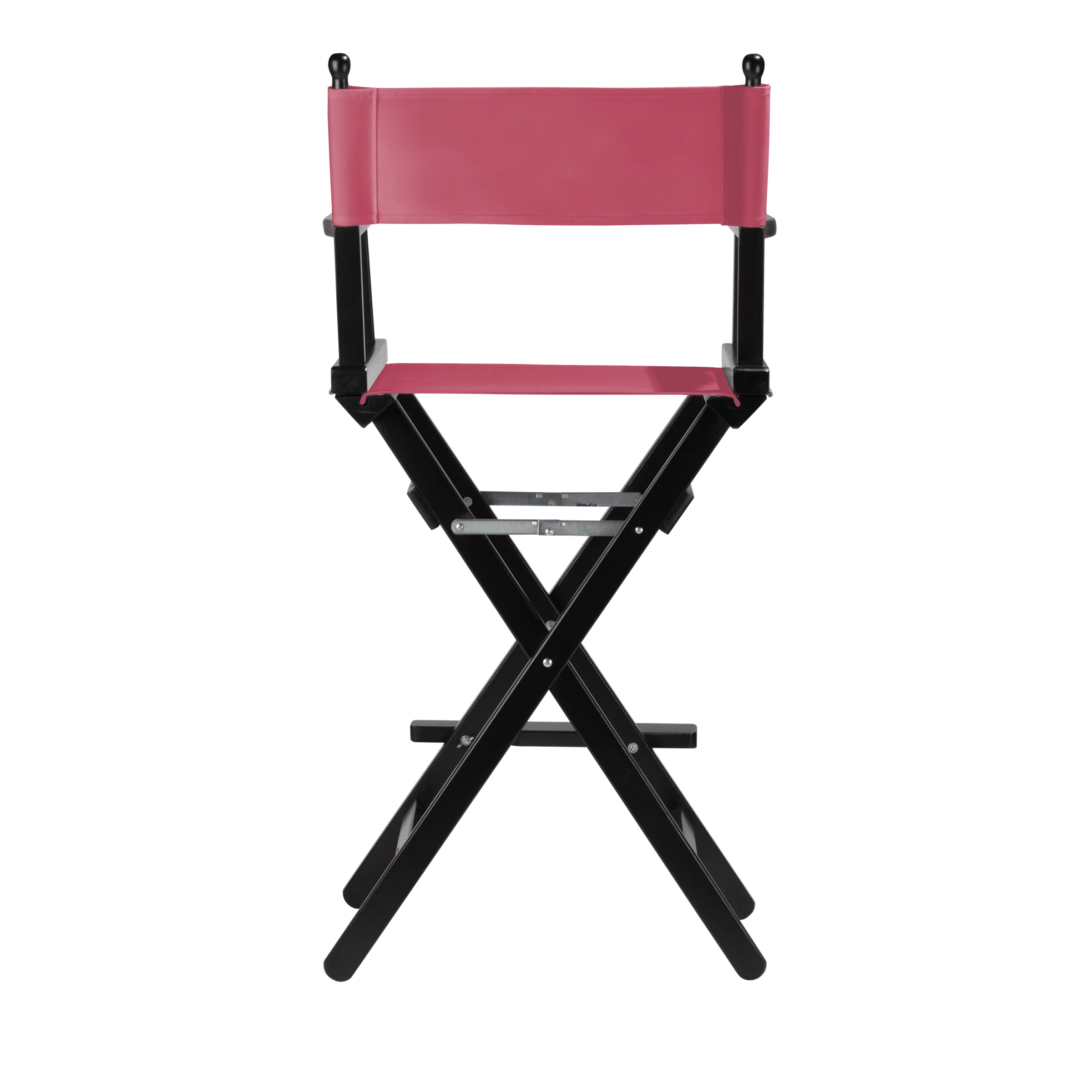 Regiestuhl Steven aus schwarzem Buchenholz mit Bezug in fuchsia, Rückansicht
#Classic | Set (Farbe)_fuchsia