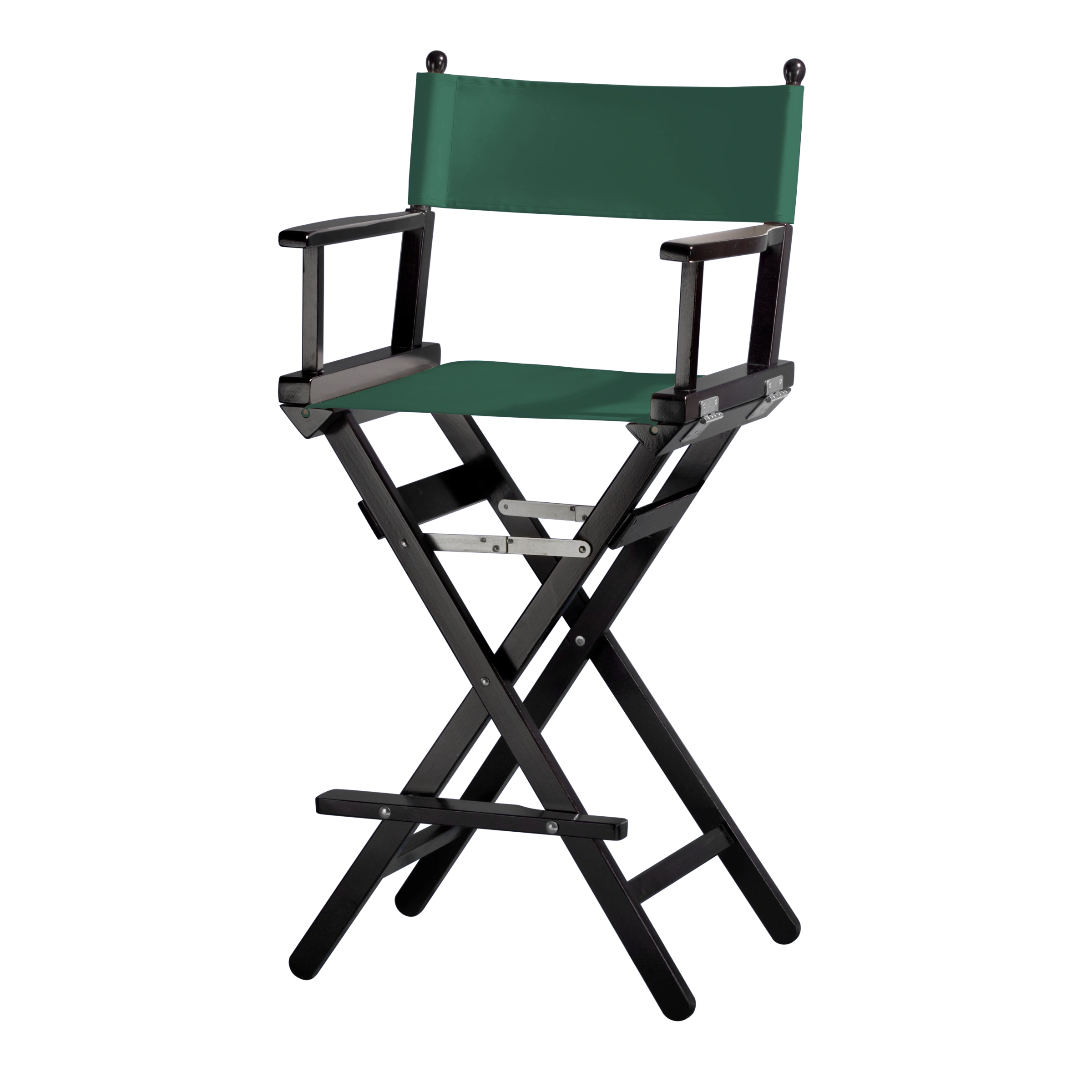 Regiestuhl Steven aus schwarzem Buchenholz mit dunkelgrünem Bezug, Seitenansicht
#Classic | Set (Farbe)_dunkelgrün