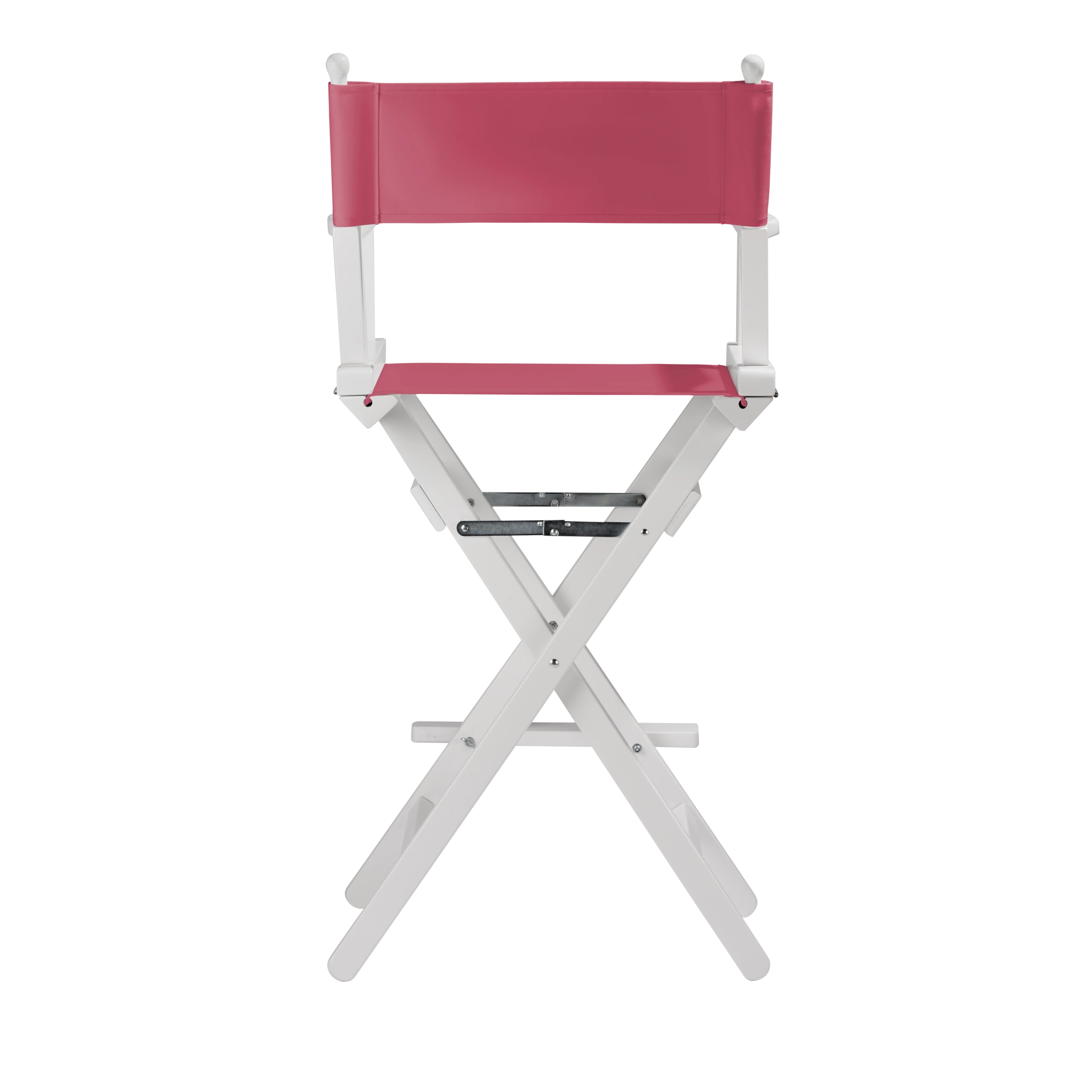 Regiestuhl Steven aus weißem Buchenholz mit Bezug in fuchsia, Rückansicht
#Classic | Set (Farbe)_fuchsia