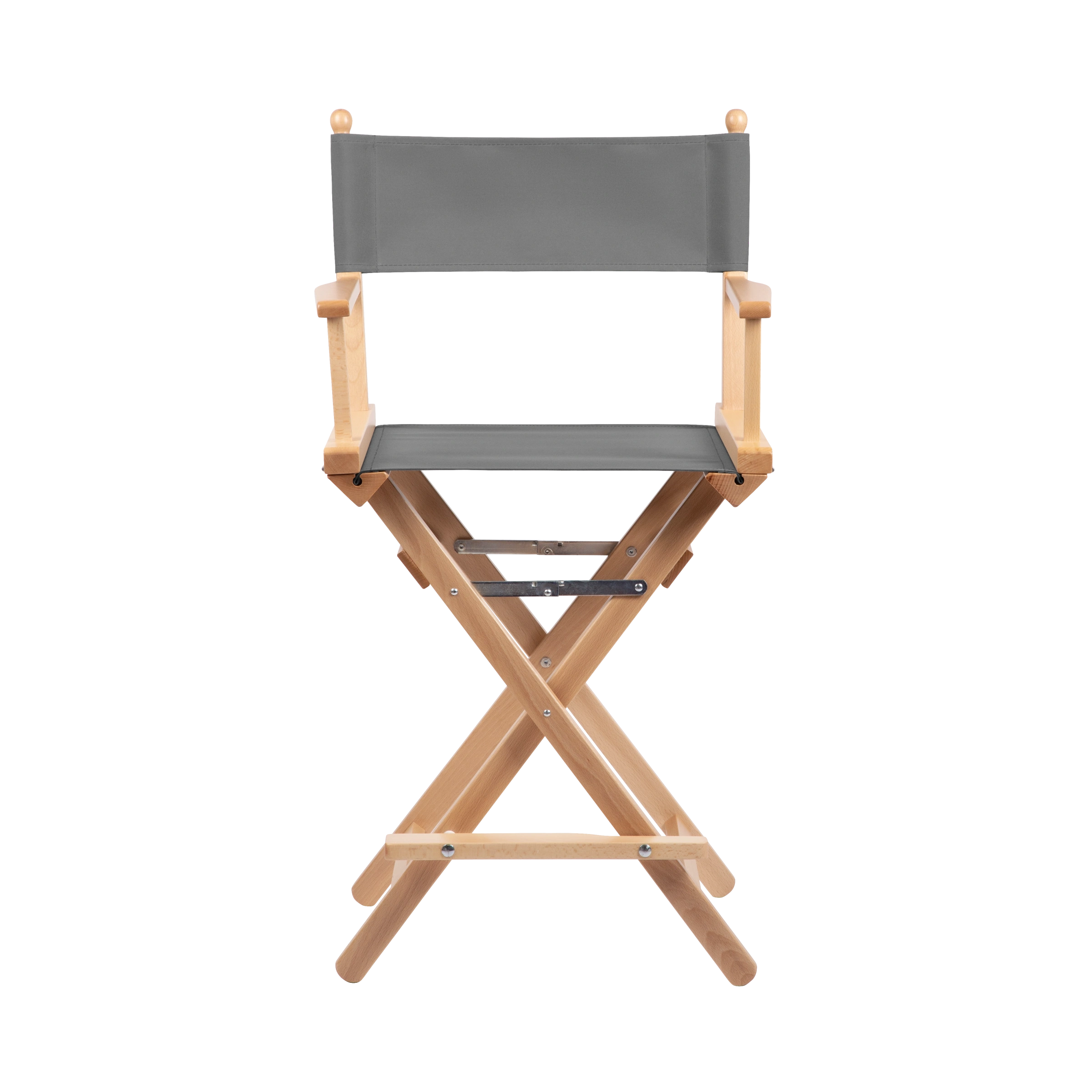 Regiestuhl Sydney aus naturfarbenem Buchenholz mit anthrazitem Bezug, Frontalansicht
#Classic | Set (Farbe)_anthrazit