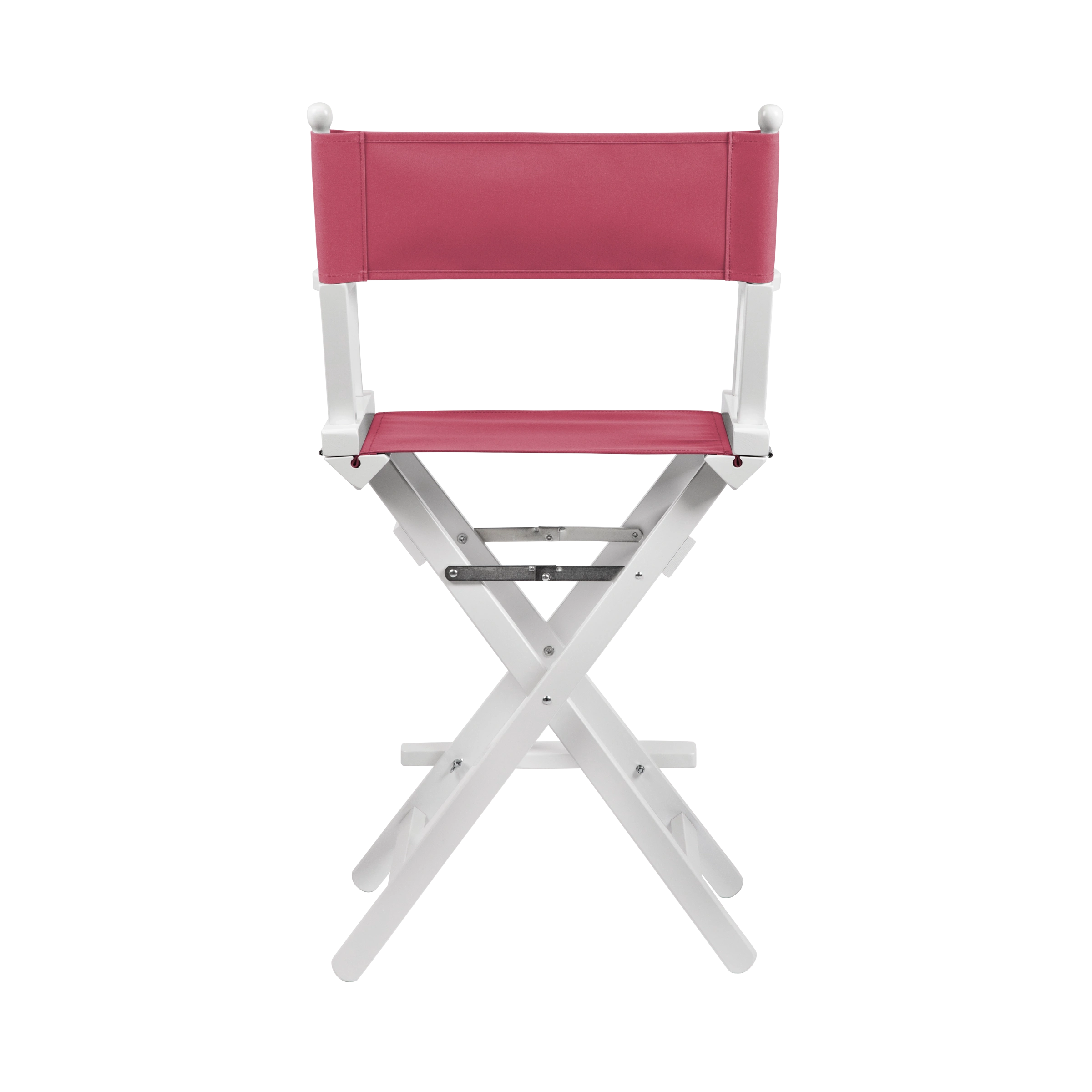 Regiestuhl Sydney aus weißem Buchenholz mit Bezug in fuchsia, Rückansicht
#Classic | Set (Farbe)_fuchsia