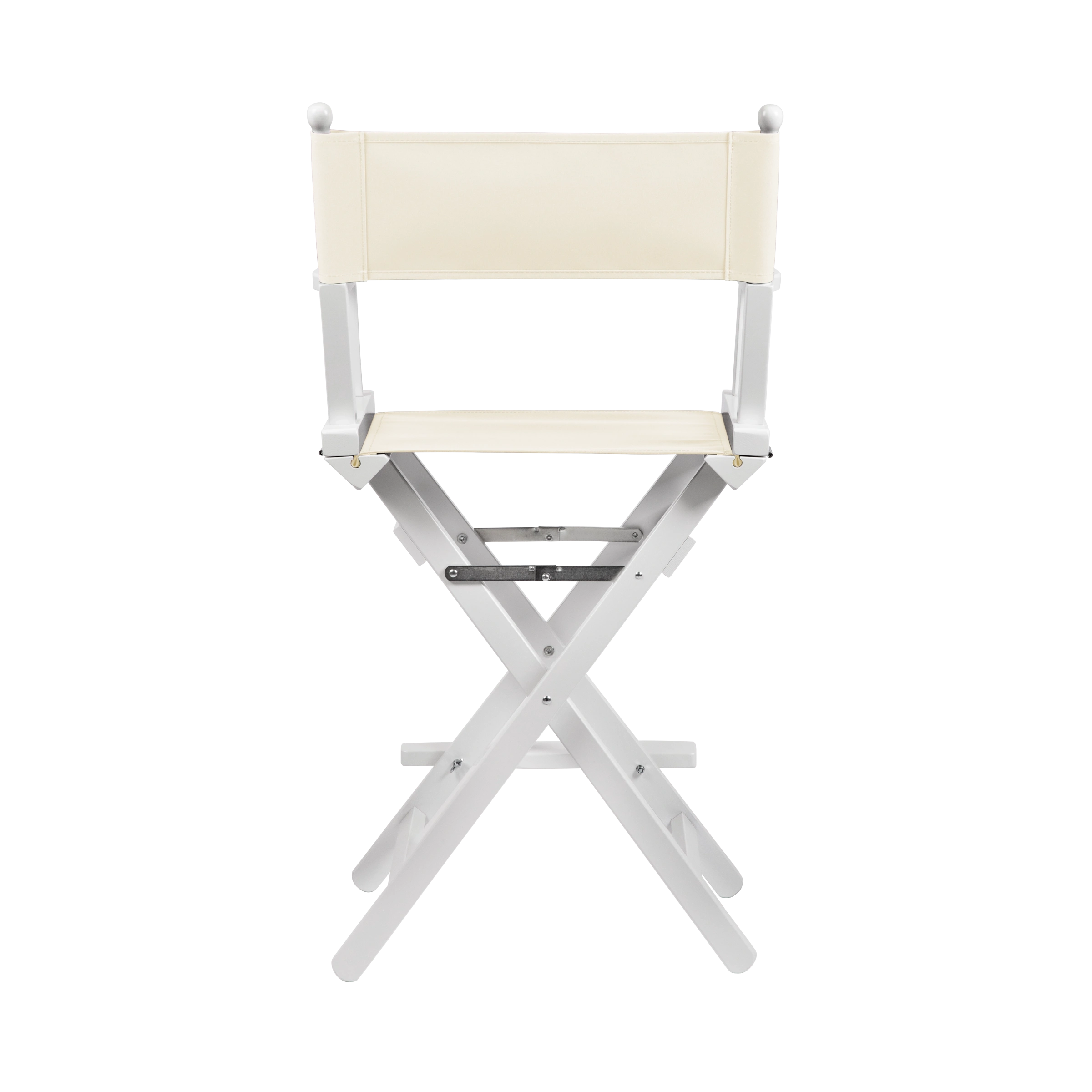 Regiestuhl Sydney aus weißem Buchenholz mit Bezug in natur, Rückansicht
#Classic | Set (Farbe)_natur