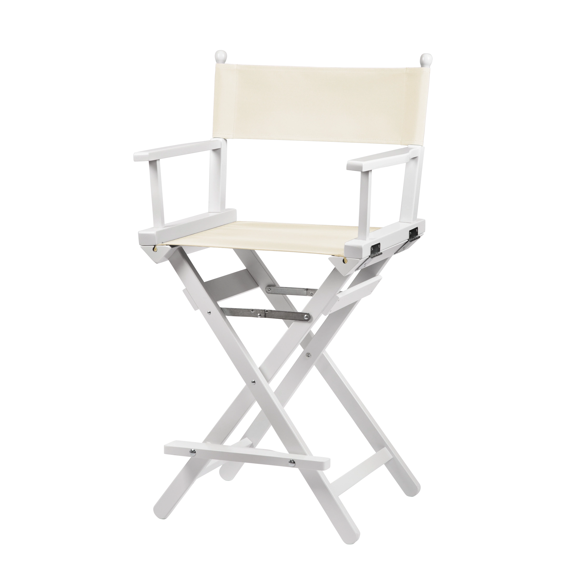 Regiestuhl Sydney aus weißem Buchenholz mit Bezug in natur, Seitenansicht
#Classic | Set (Farbe)_natur