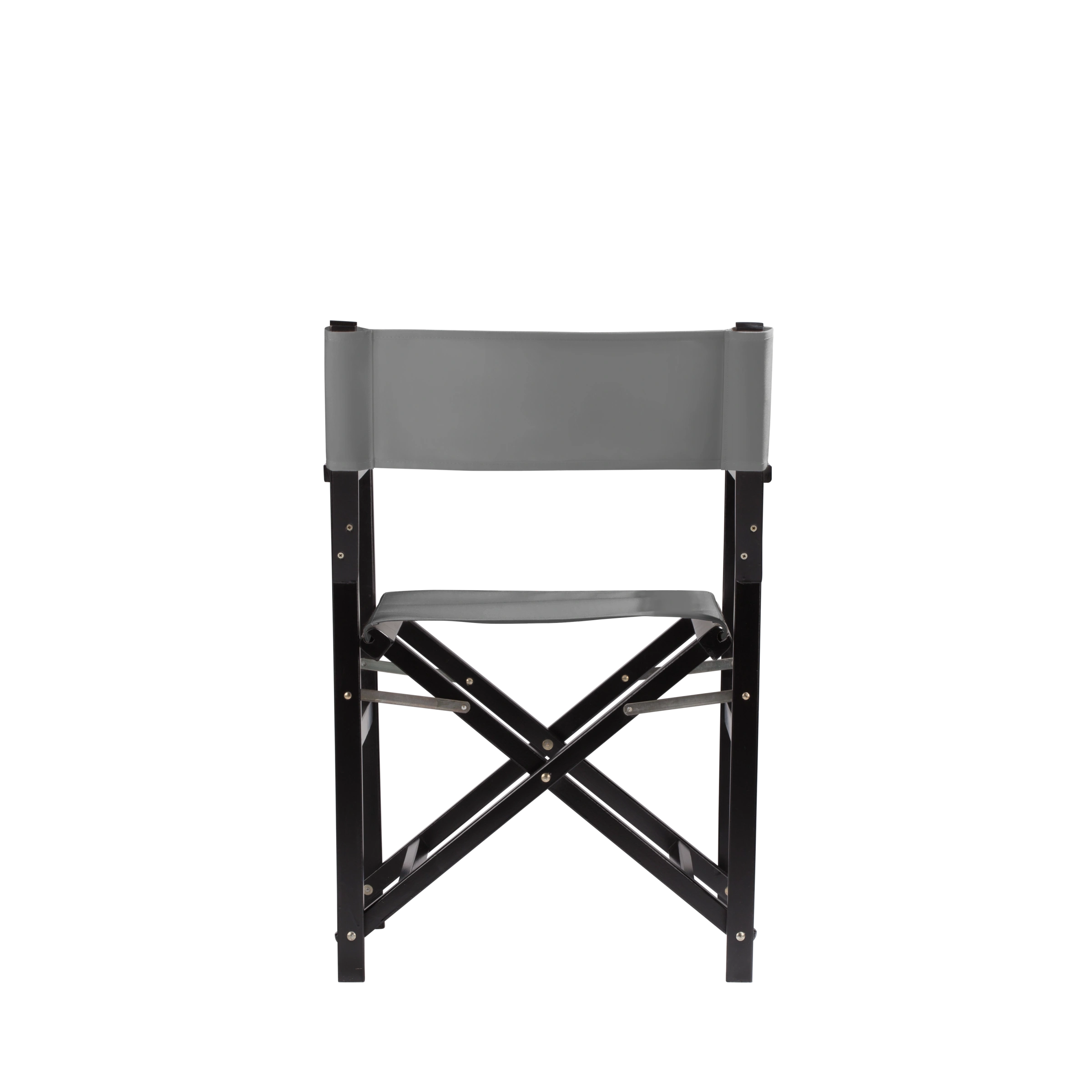 Regiestuhl Woody aus schwarzem Buchenholz mit anthrazitem Bezug, Rückansicht
#Classic | Set (Farbe)_anthrazit