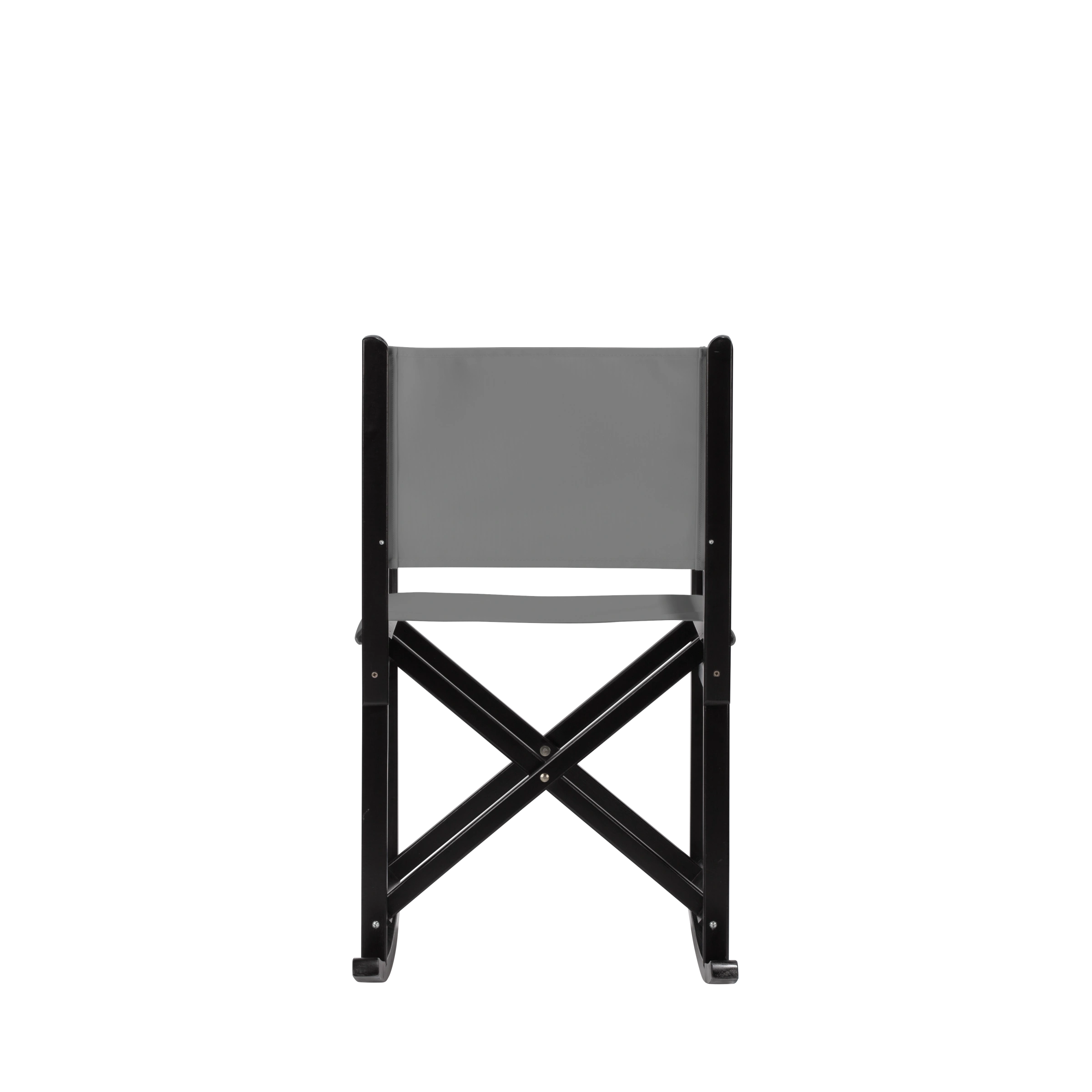 Schaukelstuhl Helmut aus schwarzem Buchenholz mit anthrazitem Bezug, Rückansicht
#Swing | Set (Farbe)_anthrazit