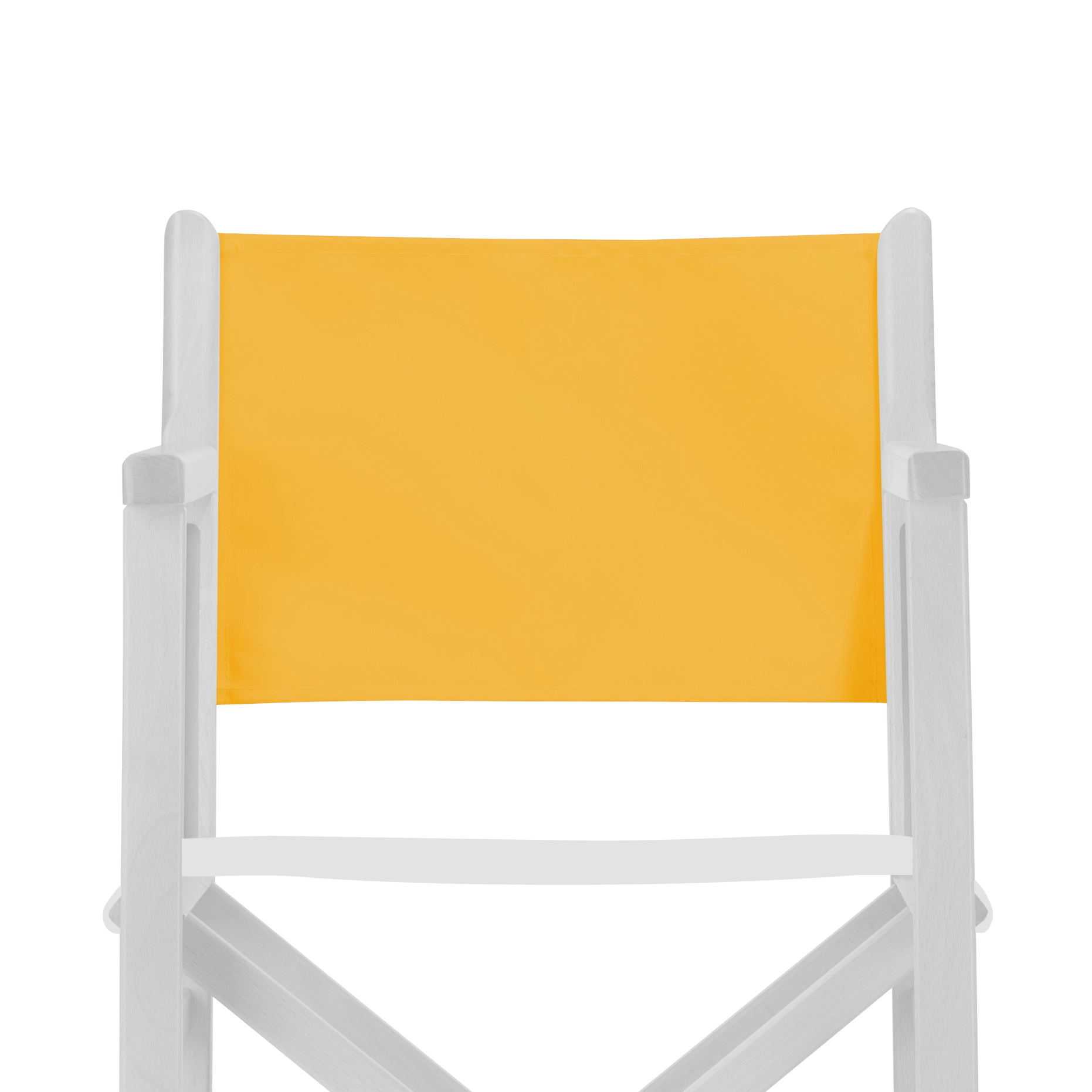 Rückenbezug für Modelle Pedro und Helmut aus Polyacryl in gelb, Frontalansicht
#farbe_gelb