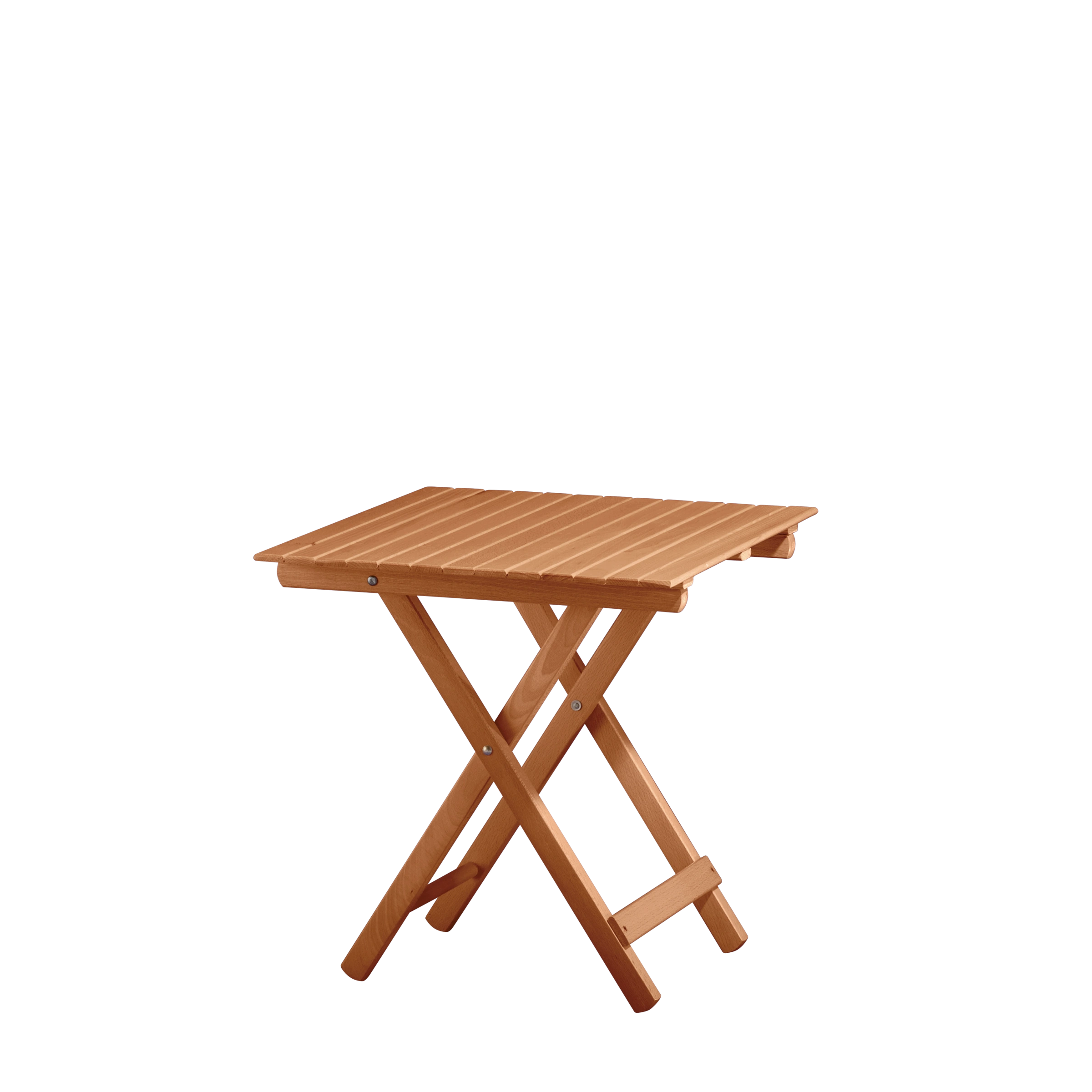 Beistelltisch Roland aus brandyfarbenem Buchenholz, Seitenansicht
#holzfarbe_brandy