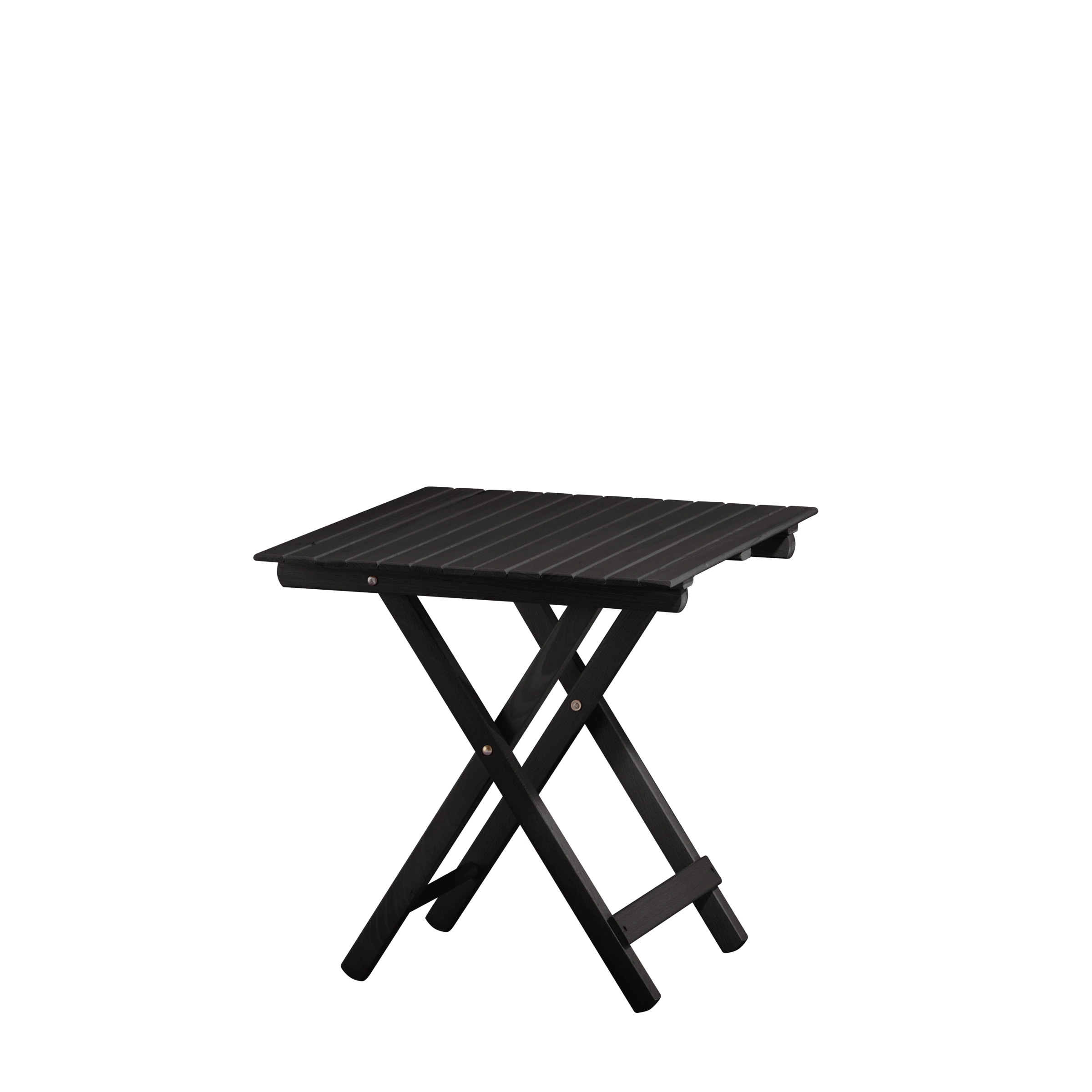 Beistelltisch Roland aus schwarzem Buchenholz, Seitenansicht
#holzfarbe_schwarz