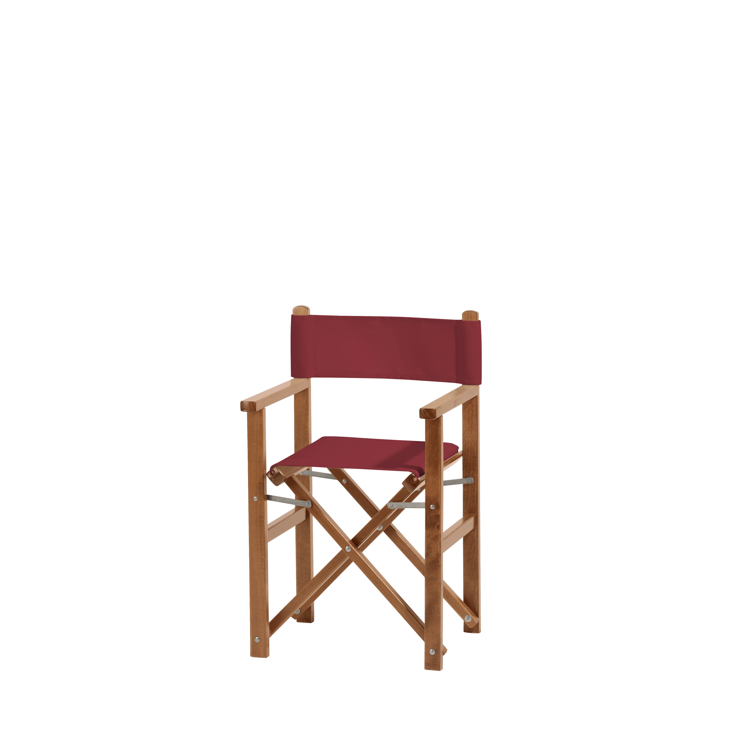 Kinderstuhl Nanni aus brandyfarbenem Buchenholz mit Bezug in bordeaux, Seitenansicht
#Mini | Set (Farbe)_bordeaux