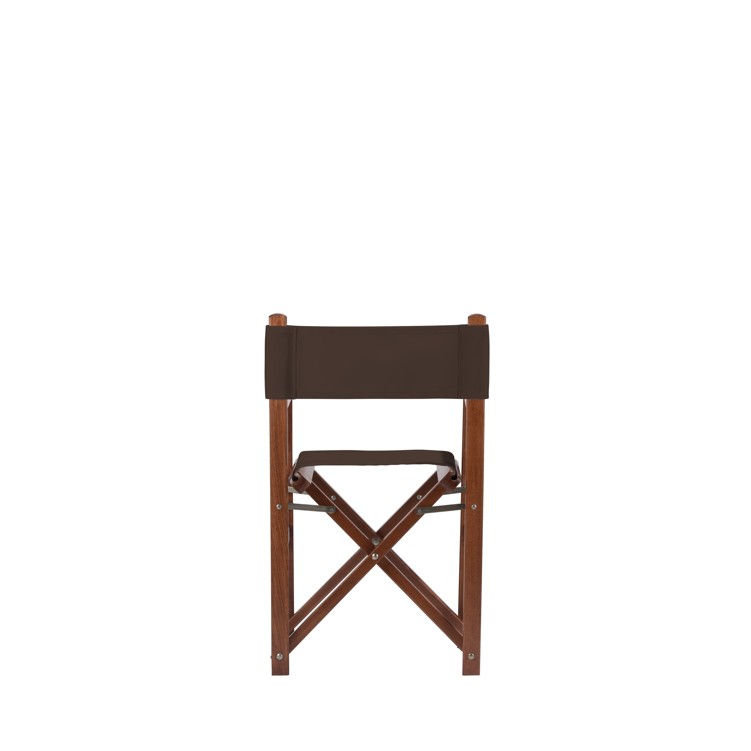 Kinderstuhl Nanni aus braunem Buchenholz mit Bezug in caffé, Rückansicht
#Mini | Set (Farbe)_caffé