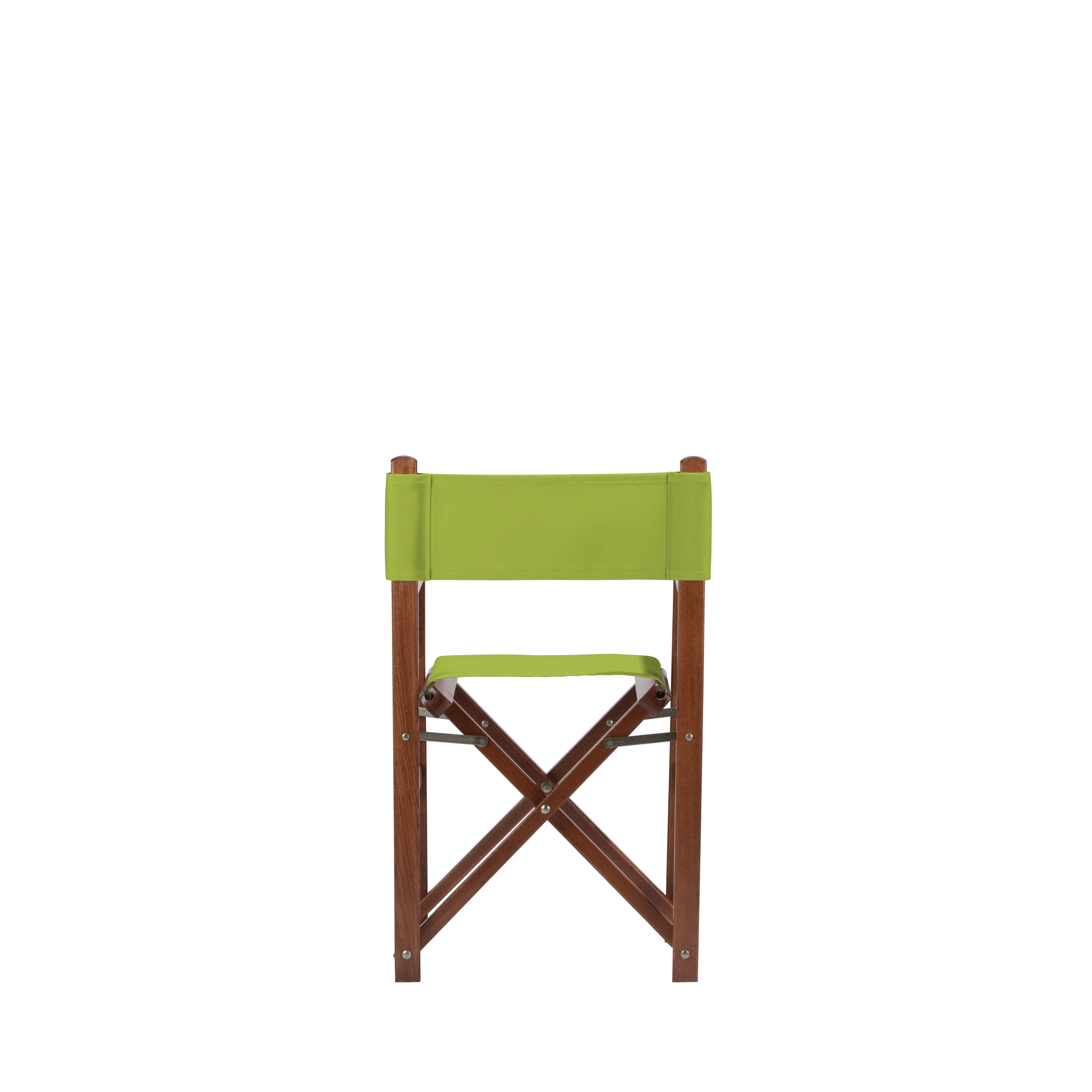 Kinderstuhl Nanni aus braunem Buchenholz mit hellgrünem Bezug, Rückansicht
#Mini | Set (Farbe)_hellgrün