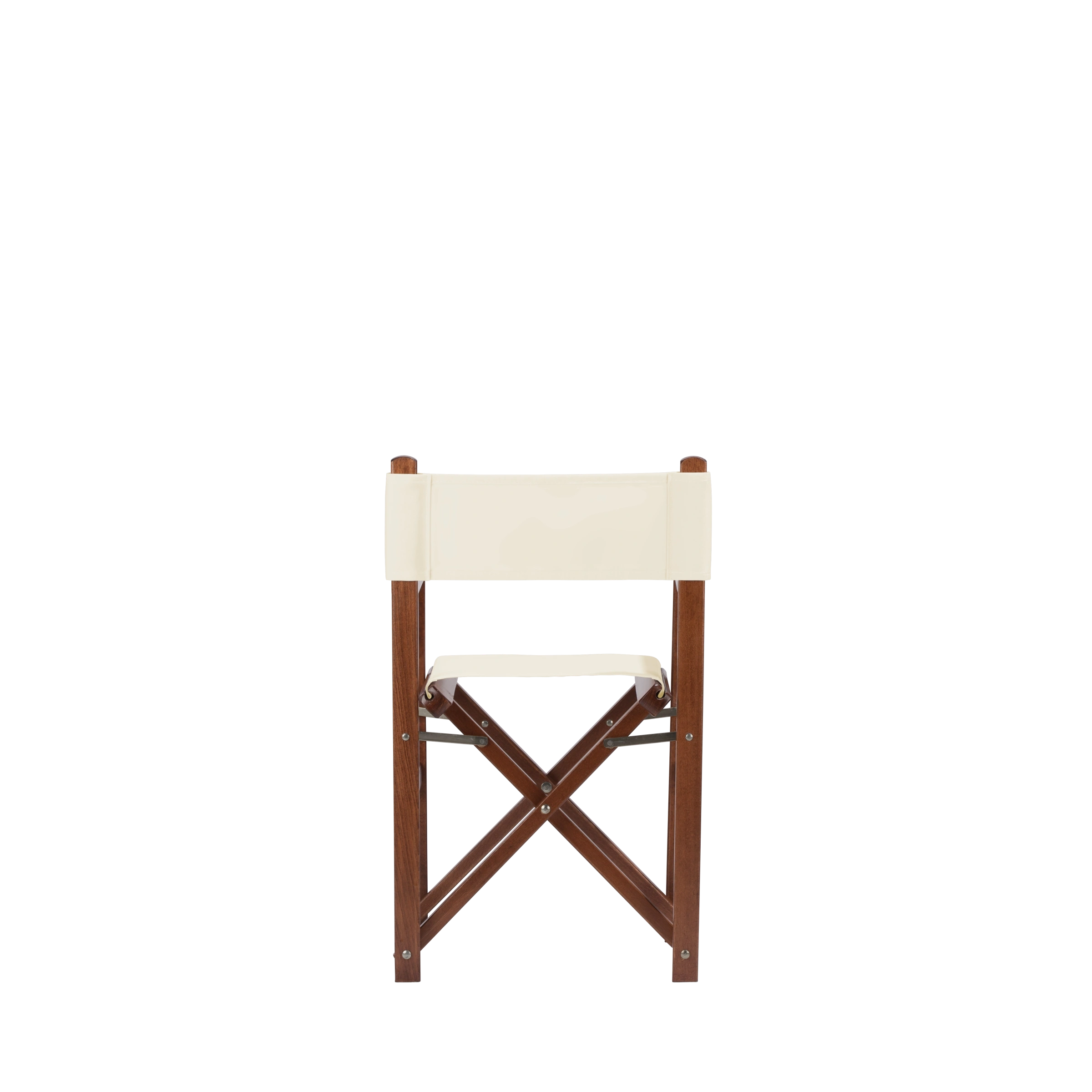 Kinderstuhl Nanni aus braunem Buchenholz mit naturfarbenem Bezug, Rückansicht
#Mini | Set (Farbe)_natur