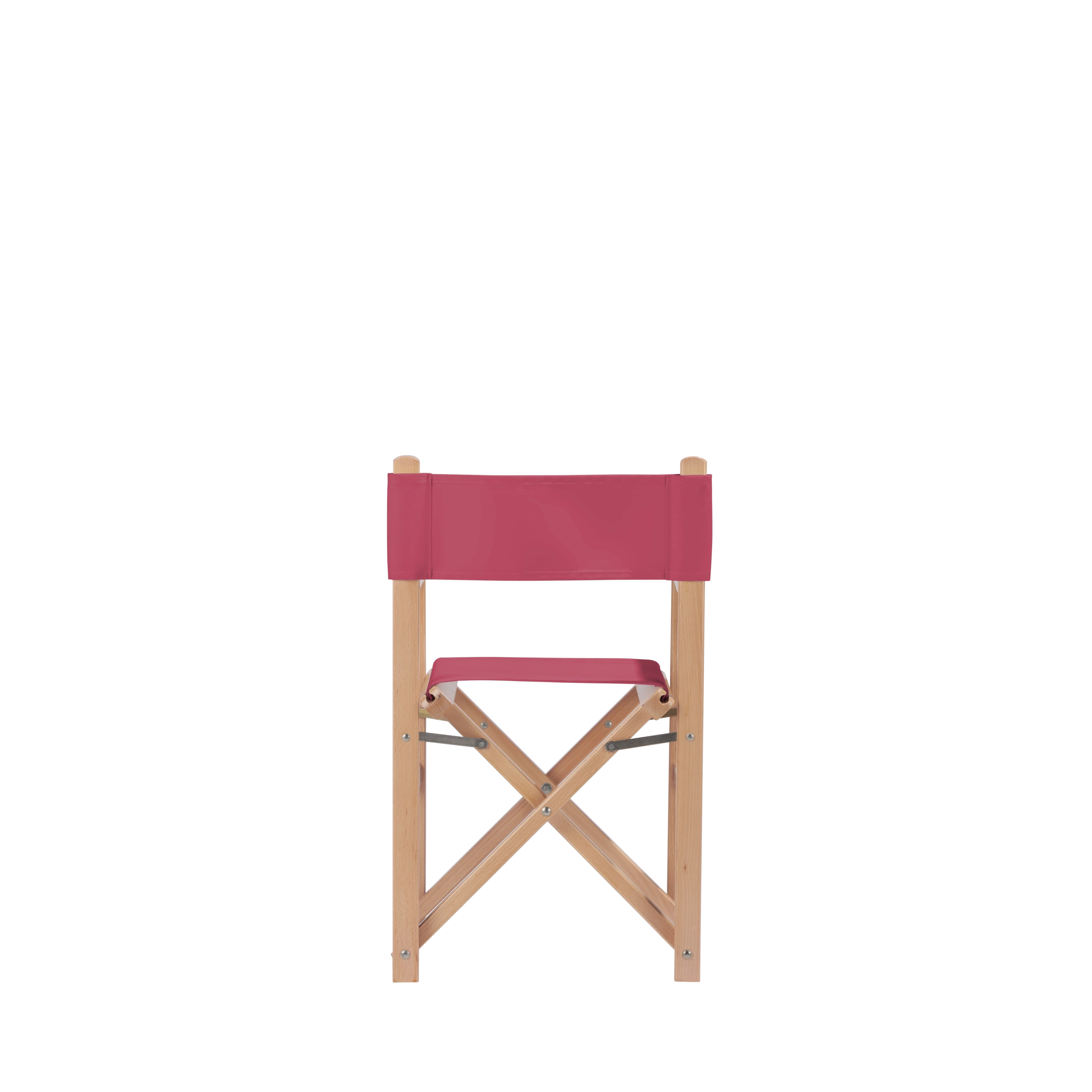 Kinderstuhl Nanni aus naturfarbenem Buchenholz mit Bezug in fuchsia, Rückansicht
#Mini | Set (Farbe)_fuchsia