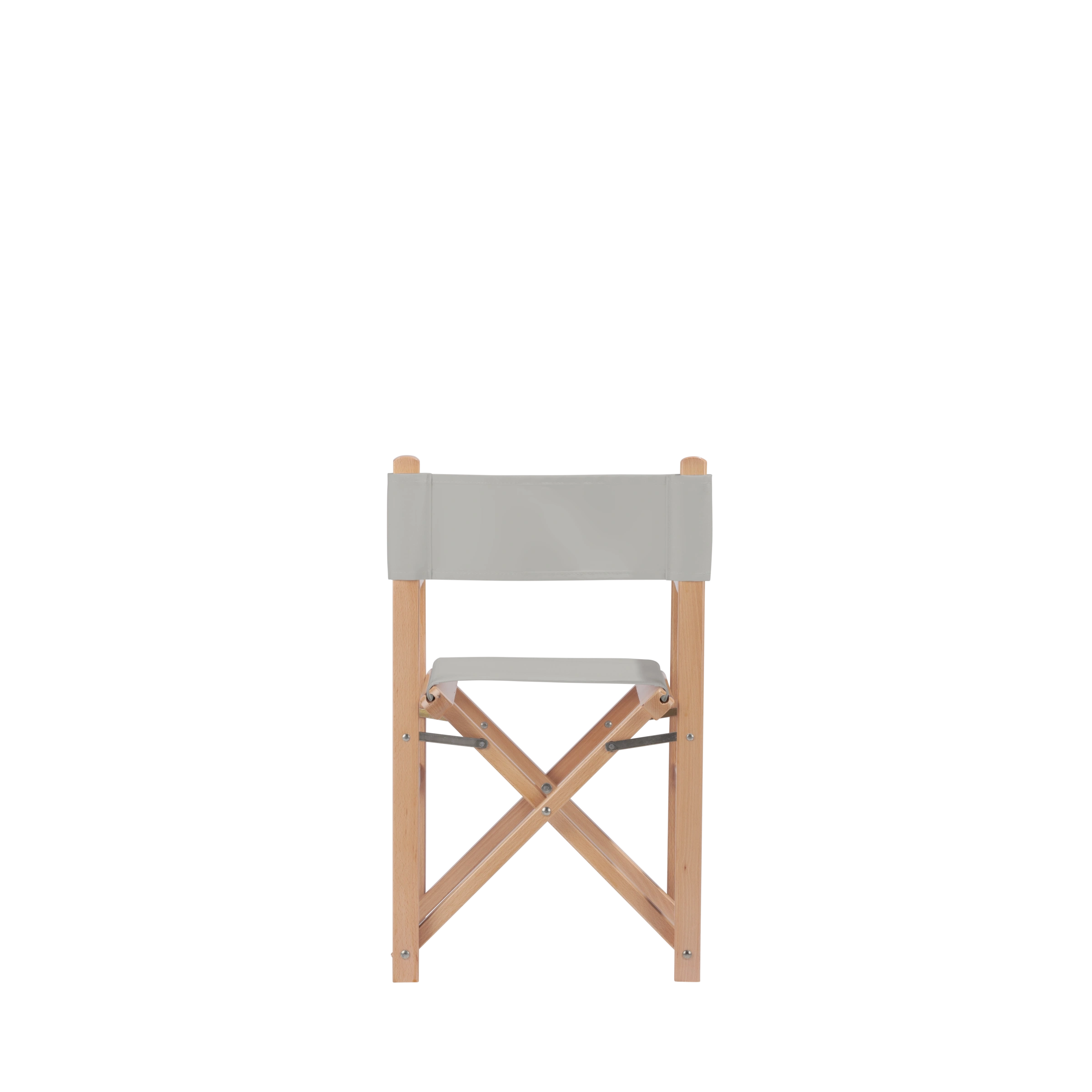 Kinderstuhl Nanni aus naturfarbenem Buchenholz mit hellgrauem Bezug, Rückansicht
#Mini | Set (Farbe)_hellgrau