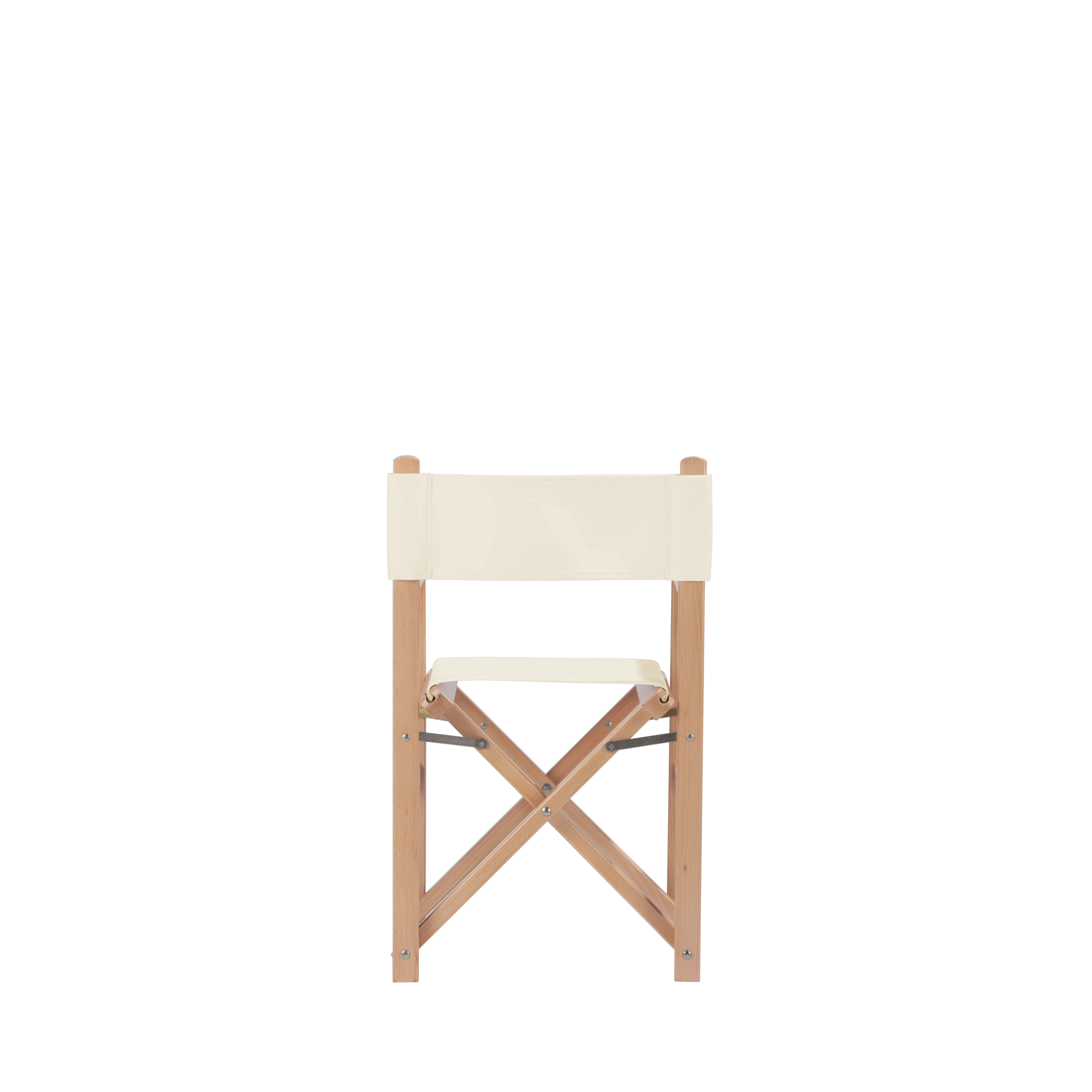 Kinderstuhl Nanni aus naturfarbenem Buchenholz mit naturfarbenem Bezug, Rückansicht
#Mini | Set (Farbe)_natur