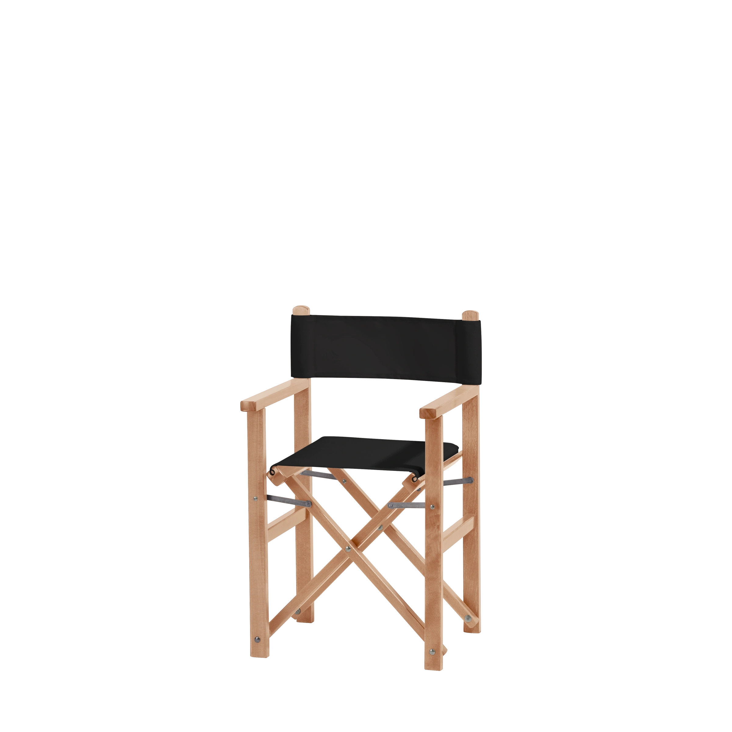 Kinderstuhl Nanni aus naturfarbenem Buchenholz mit schwarzem Bezug, Seitenansicht
#Mini | Set (Farbe)_schwarz