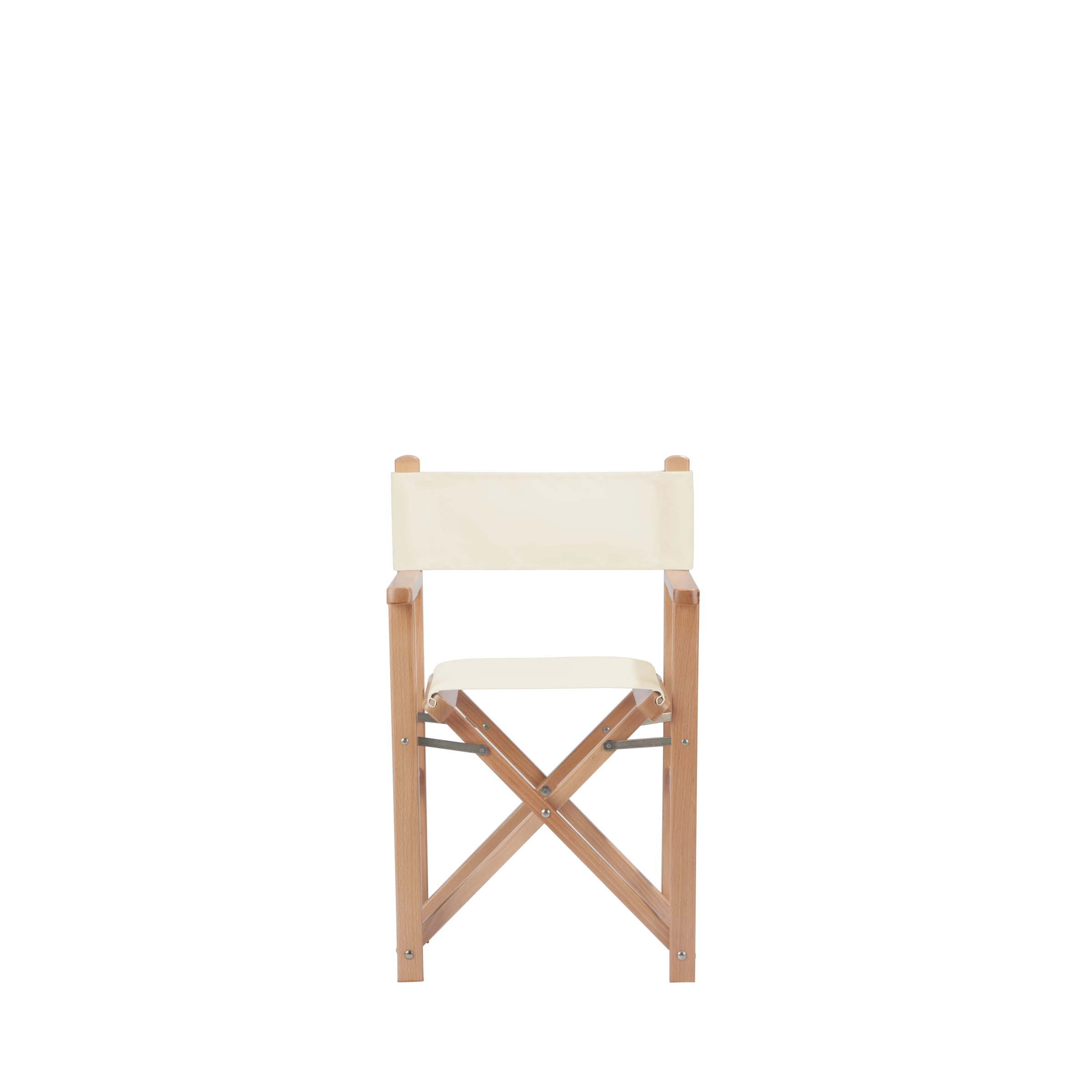 Kinderstuhl Nanni aus naturfarbenem Buchenholz mit naturfarbenem Bezug, Frontalansicht
#Mini | Set (Farbe)_natur