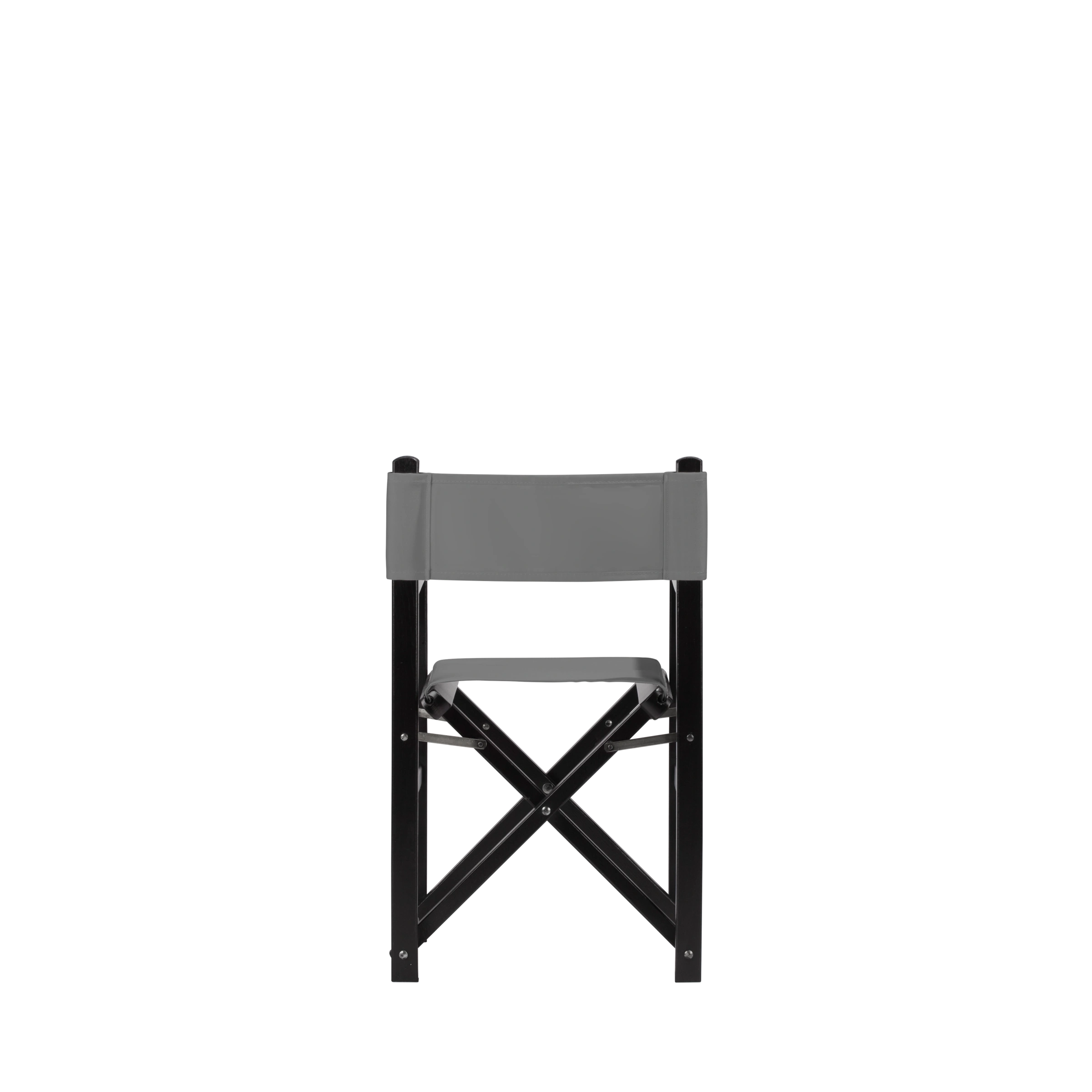 Kinderstuhl Nanni aus schwarzem Buchenholz mit Bezug in anthrazit, Rückansicht
#Mini | Set (Farbe)_anthrazit