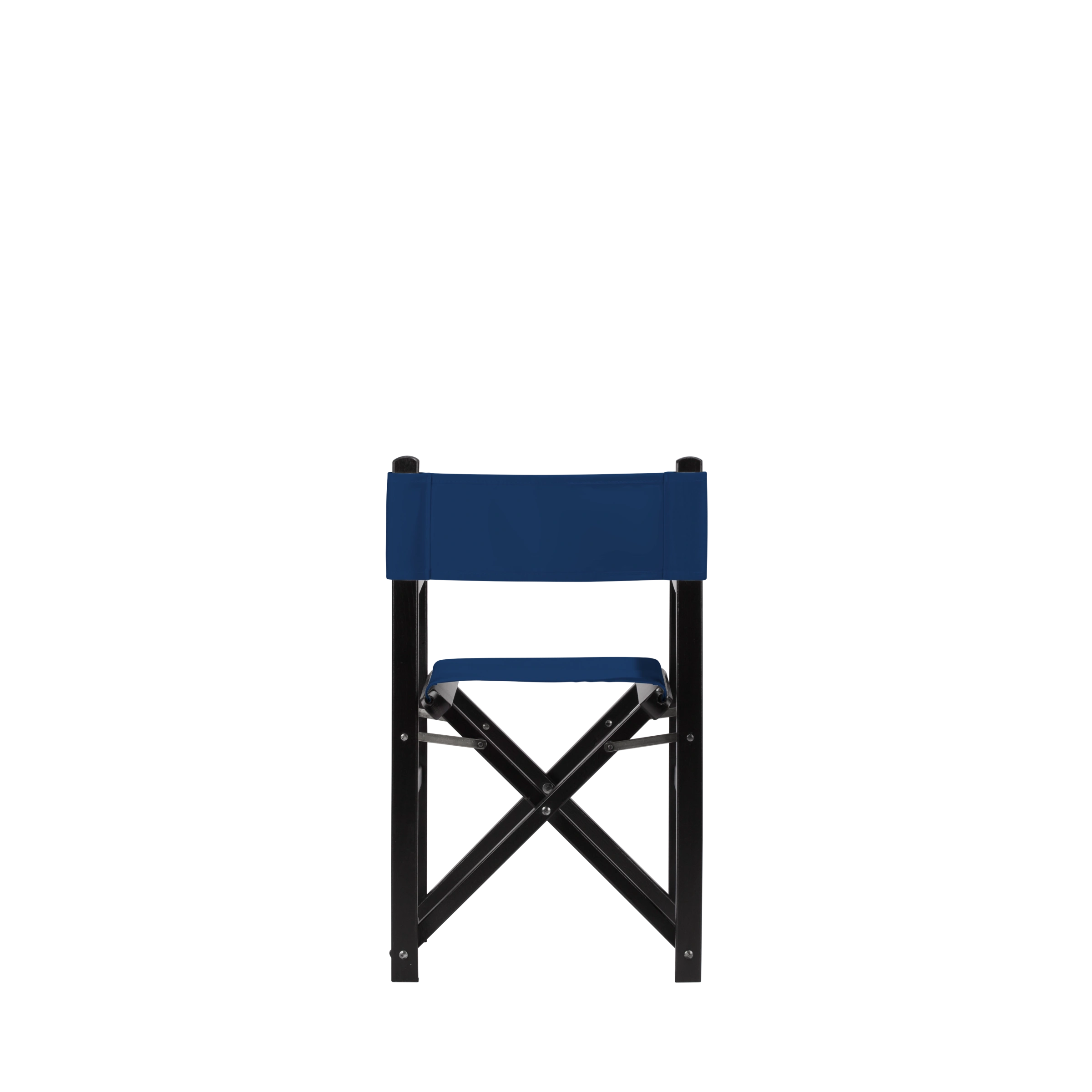 Kinderstuhl Nanni aus schwarzem Buchenholz mit Bezug in marine, Rückansicht
#Mini | Set (Farbe)_marine