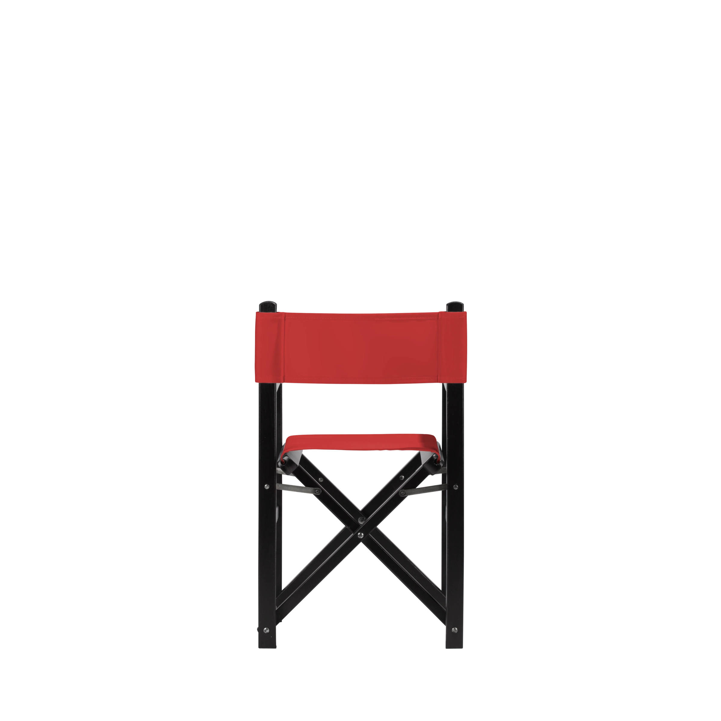 Kinderstuhl Nanni aus schwarzem Buchenholz mit Bezug in rivarot, Rückansicht
#Mini | Set (Farbe)_rivarot